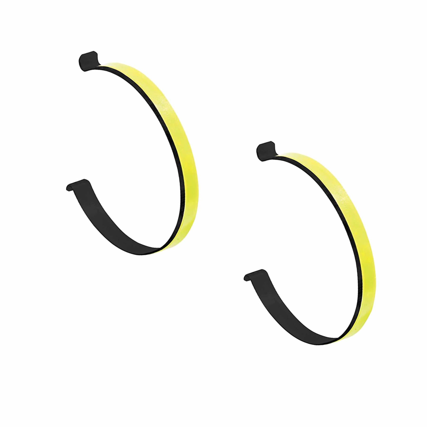 2pk Pair Reflective Cycling Trouser Clips Cycle Bike Bicycle Hi-Vis Clip