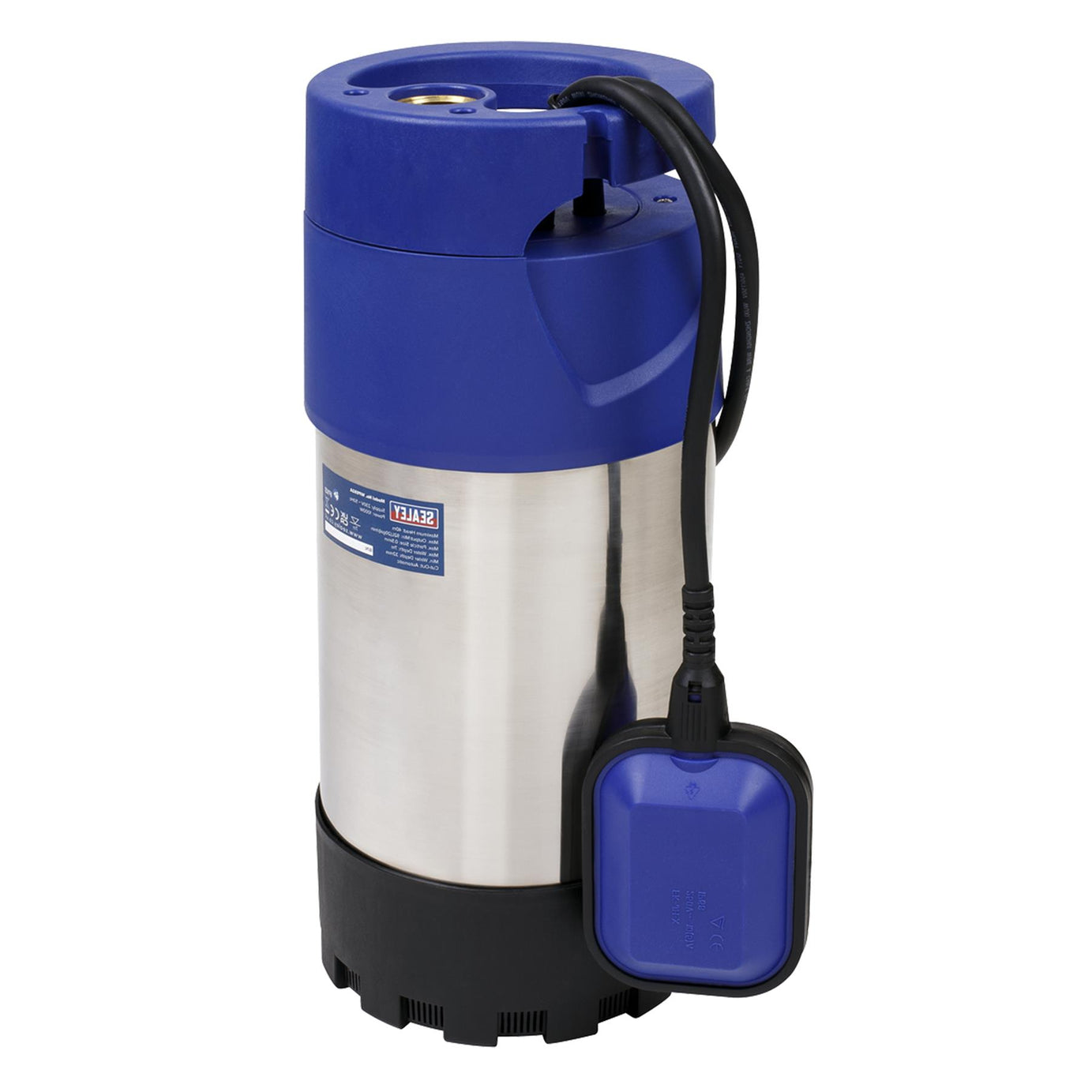 Submersible S/Less Water Pump Auto 92L/min 40m Head 230V Sealey