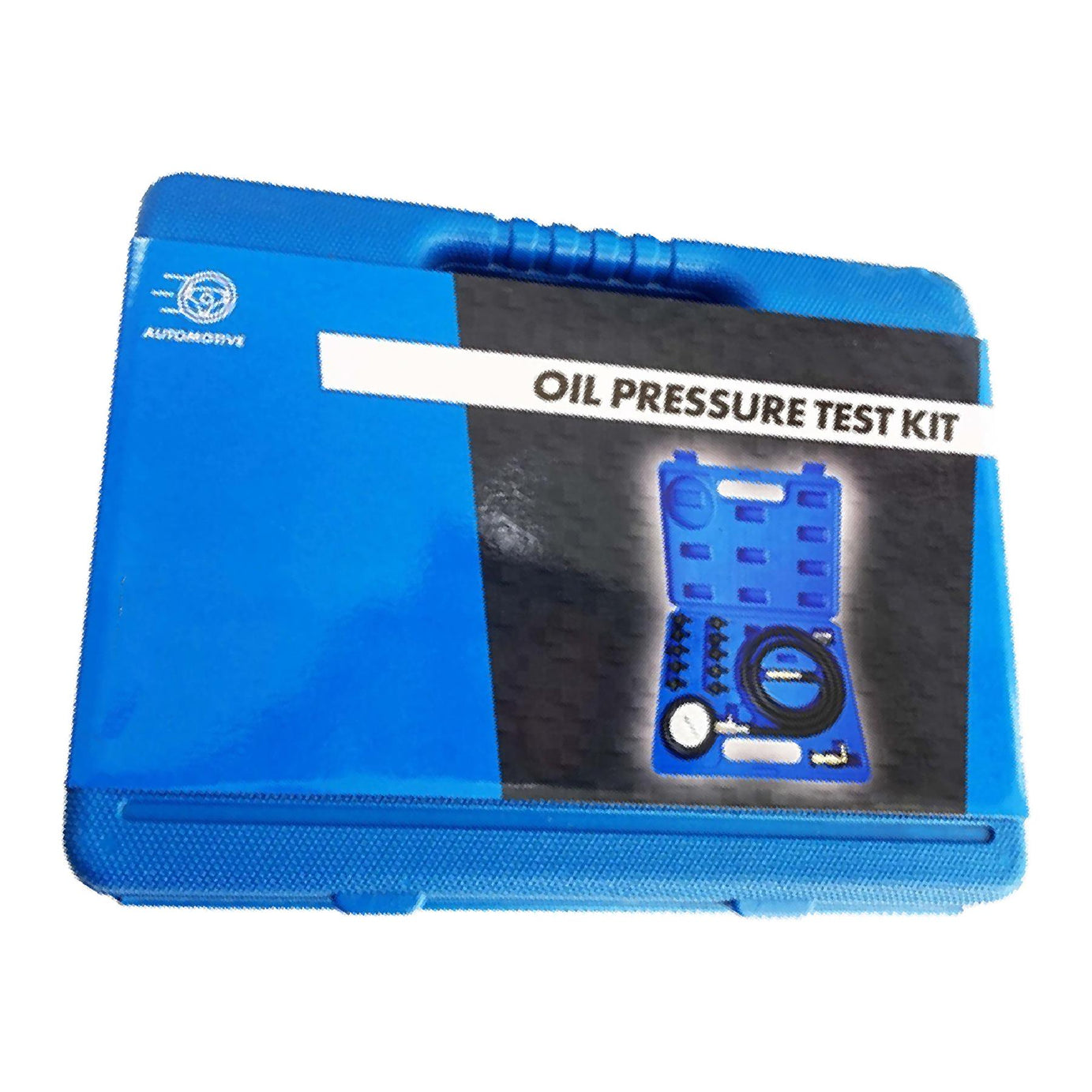 Oil Pressure Meter Test Kit Tester Gauge Car Garage Tool Handy Storage Case