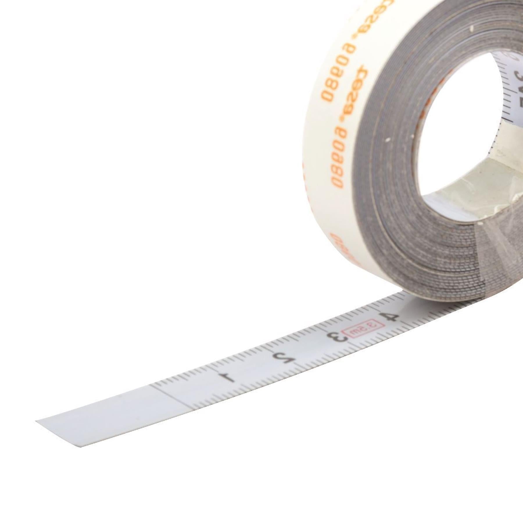 Self-Adhesive Measuring Tape Metric 3.5M Left To Right Reading Scratch Resist