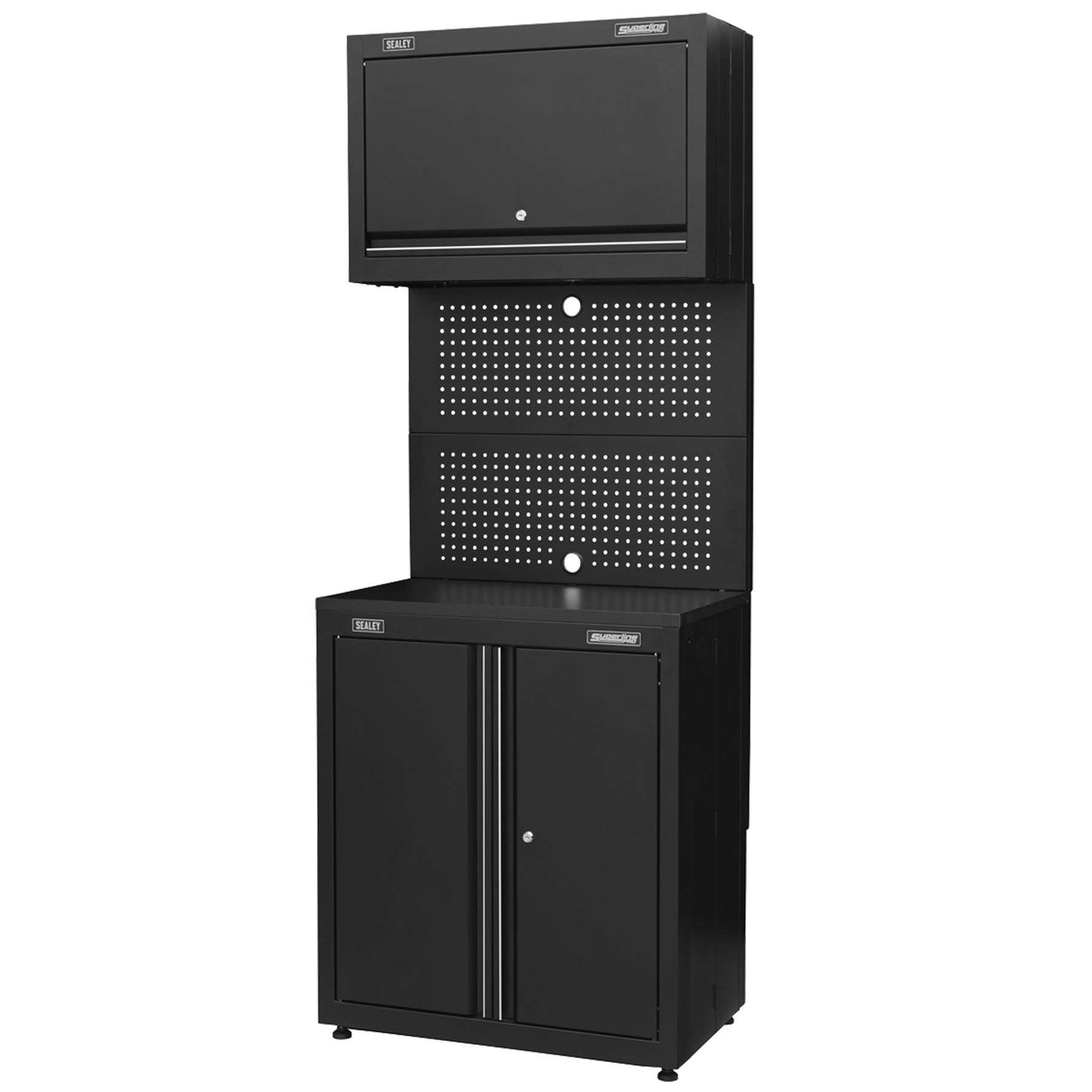 Sealey Modular Base & Wall Cabinet  storage system easy and quick to assemble