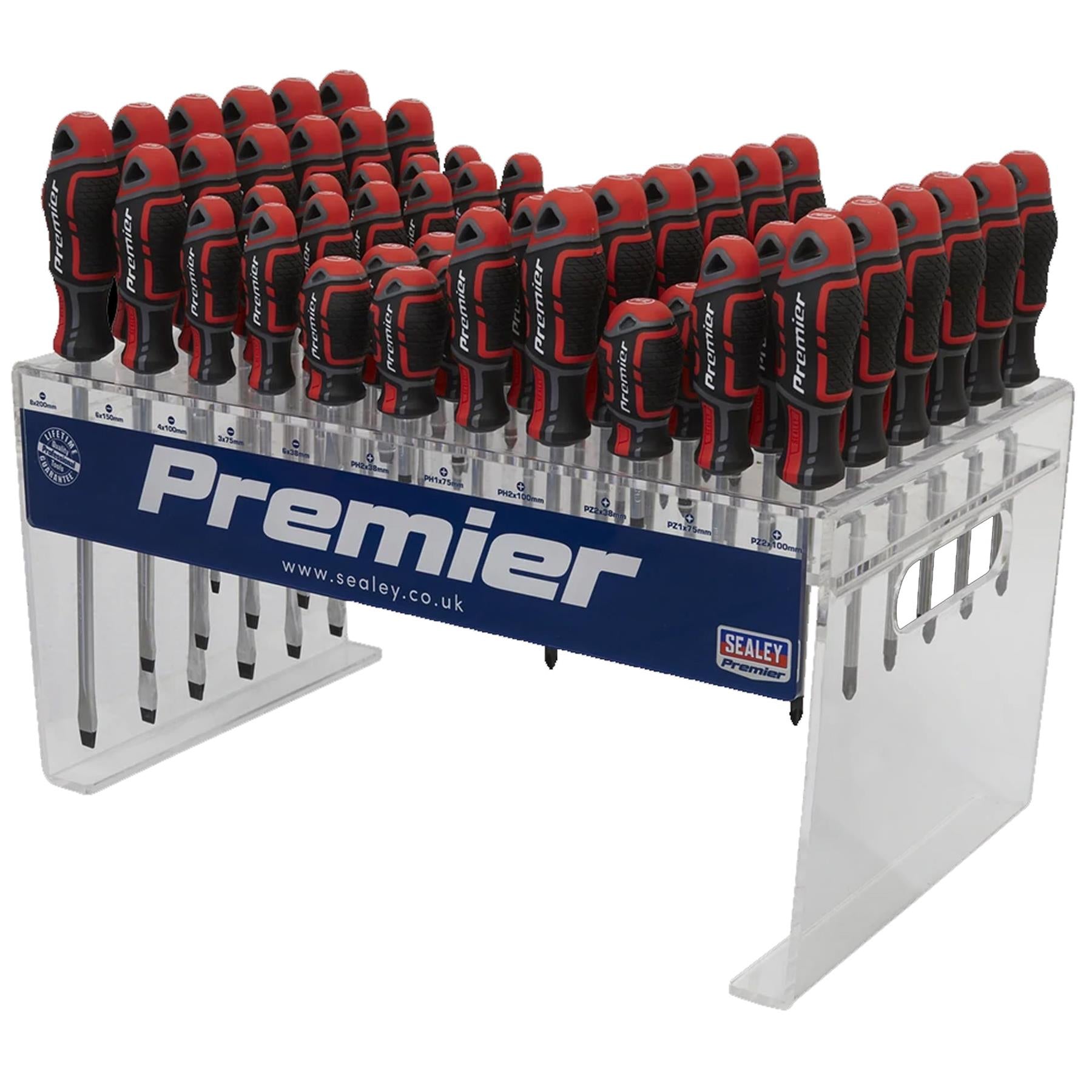Sealey Individual Screwdrivers GripMAX 66pc Countertop Display
