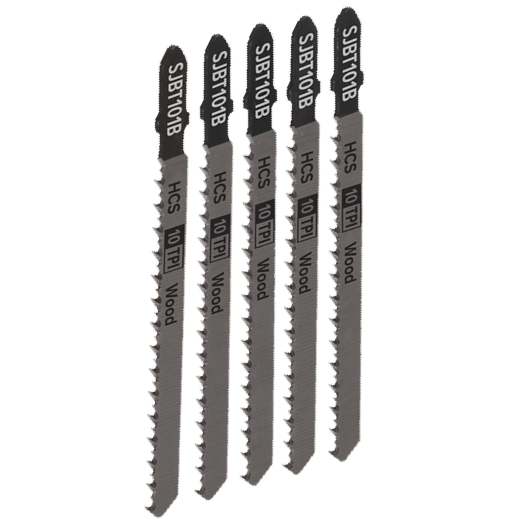 Sealey Jigsaw Blade Hard Wood 100mm 10tpi - Pack of 5