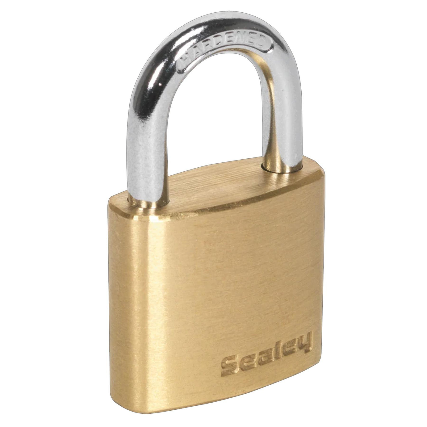 Sealey Brass Body Padlock 30mm Hardened steel