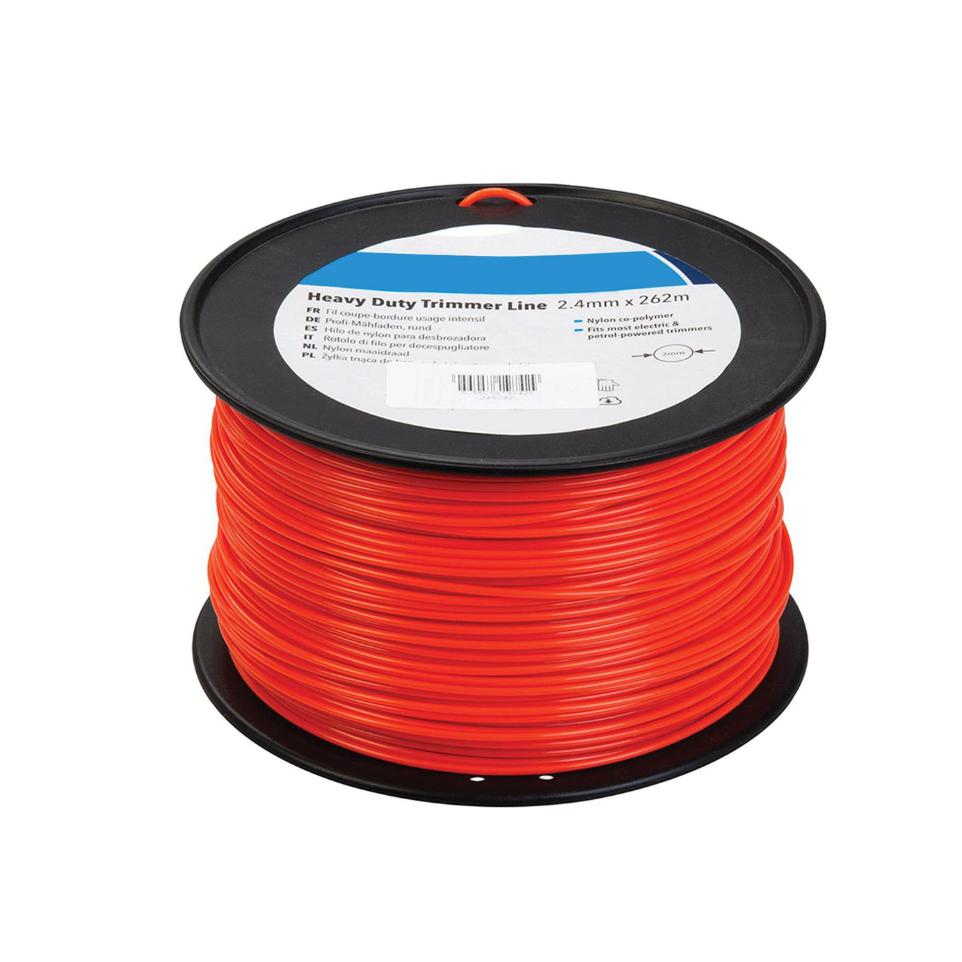 Heavy Duty Trimmer Line 2.4mm X 262m Round Nylon Co-Polymer High Quality