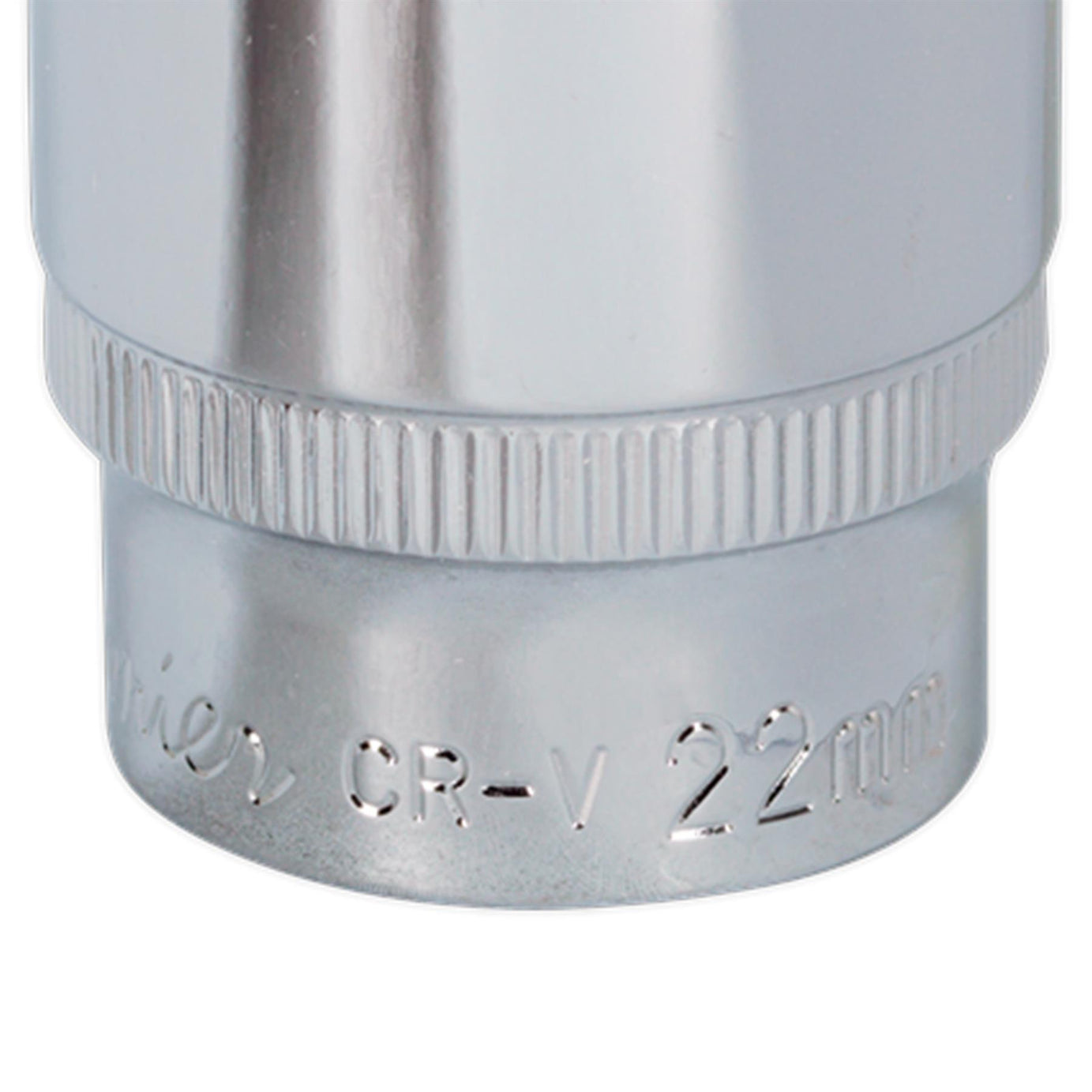 Sealey WallDrive Socket 22mm 3/8"Sq Drive Fully Polished