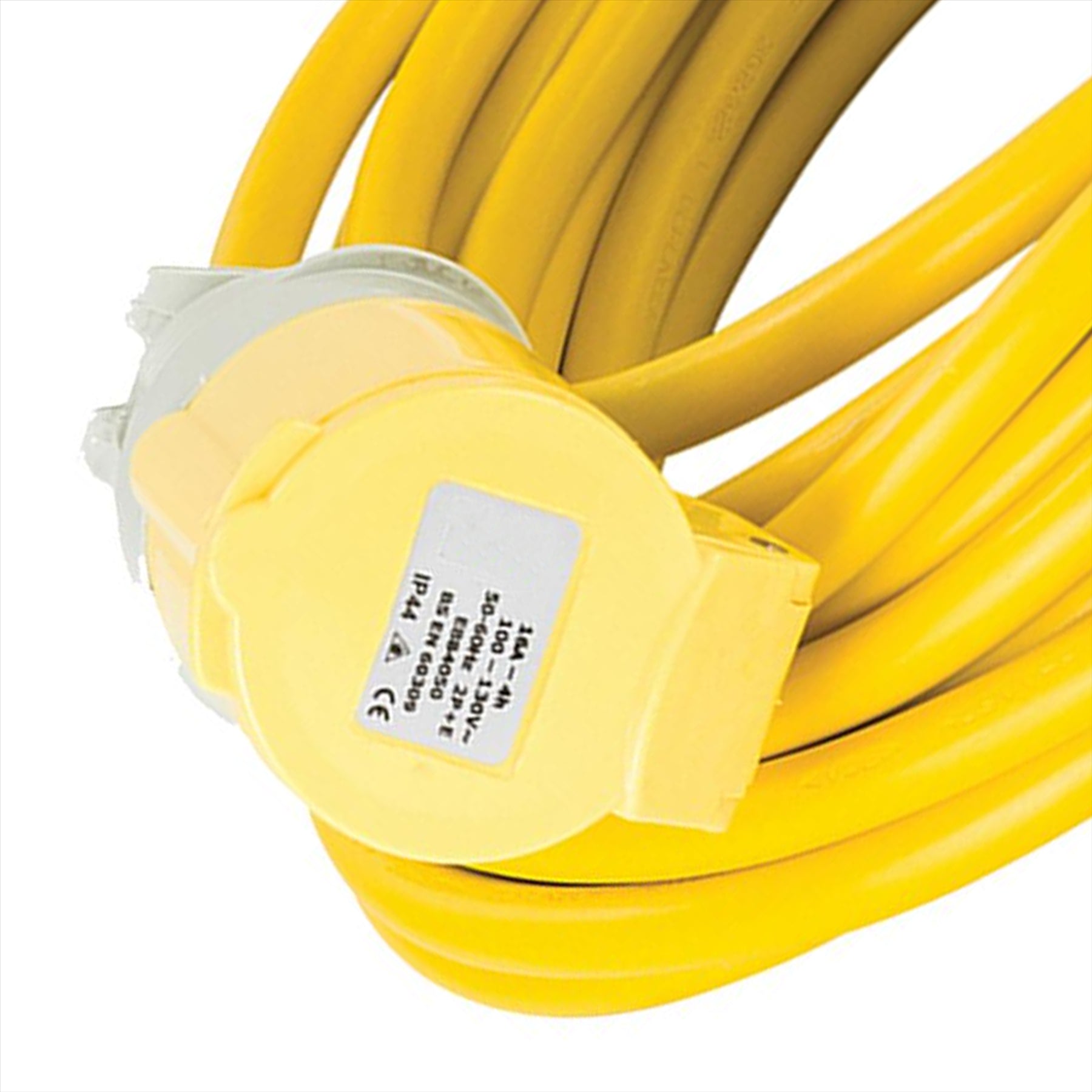 Defender Arctic Extension Lead Yellow 16A 2.5mm2 10m 110V