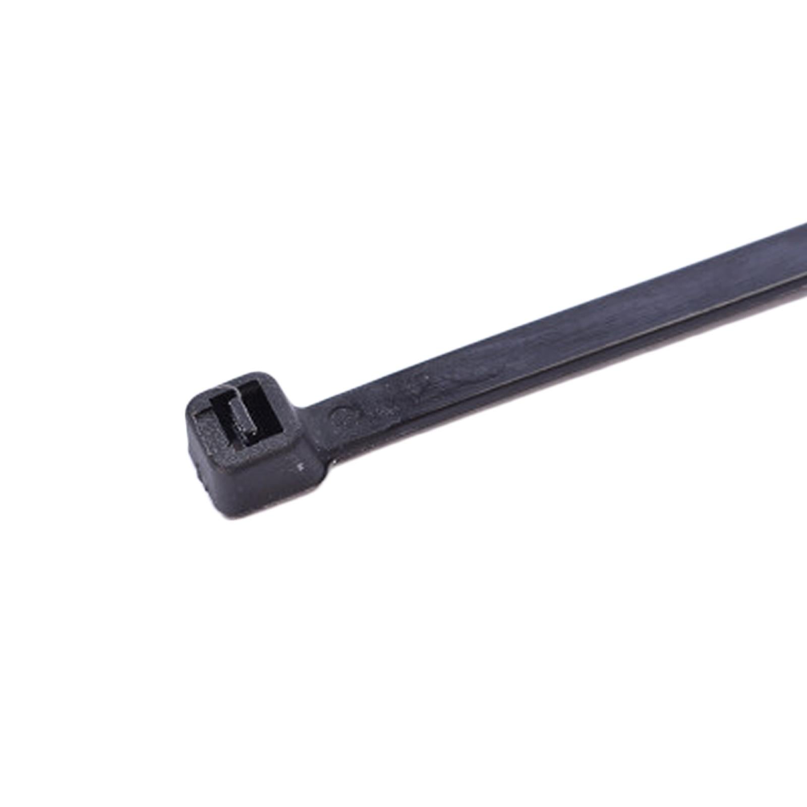 BlueSpot Cable Ties Black Releasable SelfLocking Ties 50Pce 4.8mm x 350mm