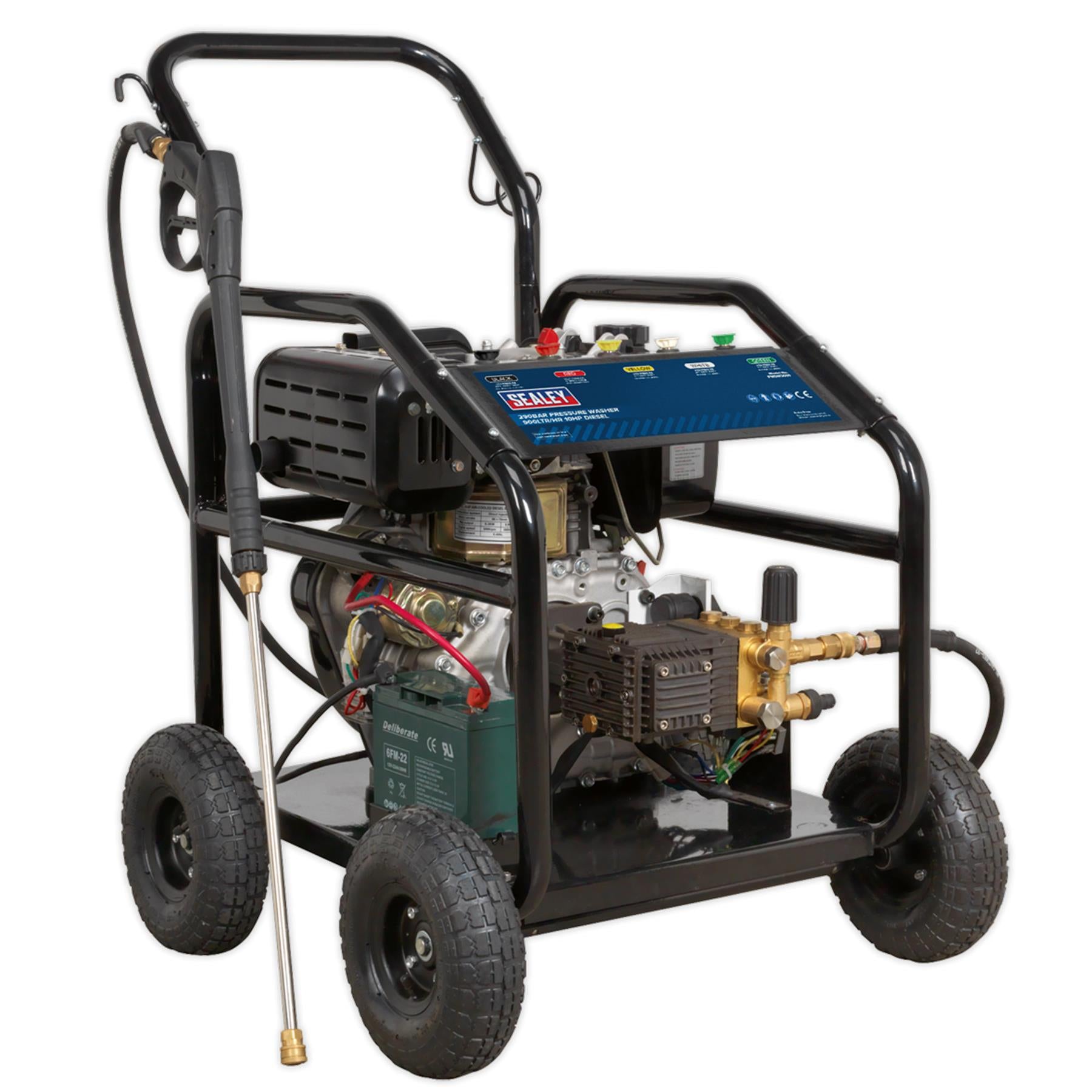 Sealey Pressure Washer 290bar 900L/hr 10hp Diesel