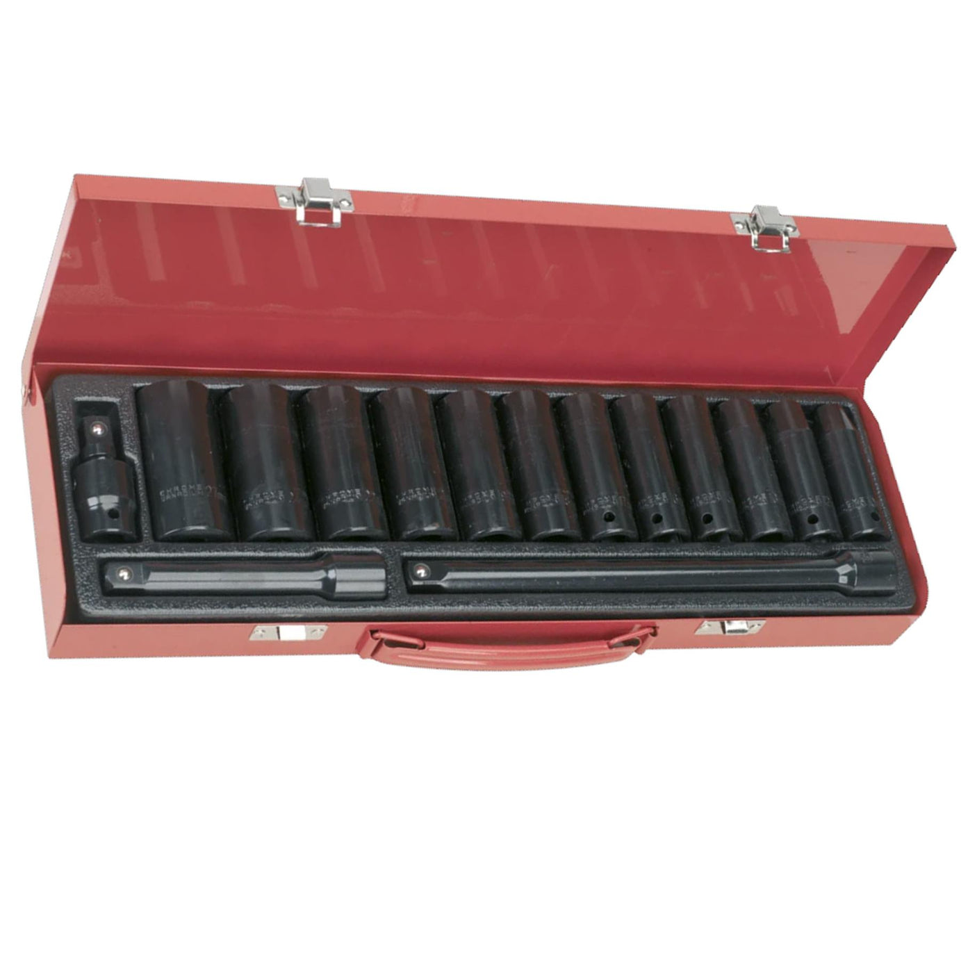 Sealey Impact Socket Set 15pc 1/2"Sq Drive Deep Metric