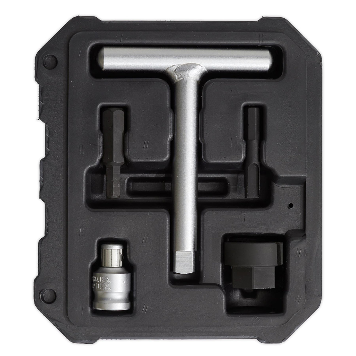 Sealey Plastic Oil Drain Plug Driver Kit 5pc