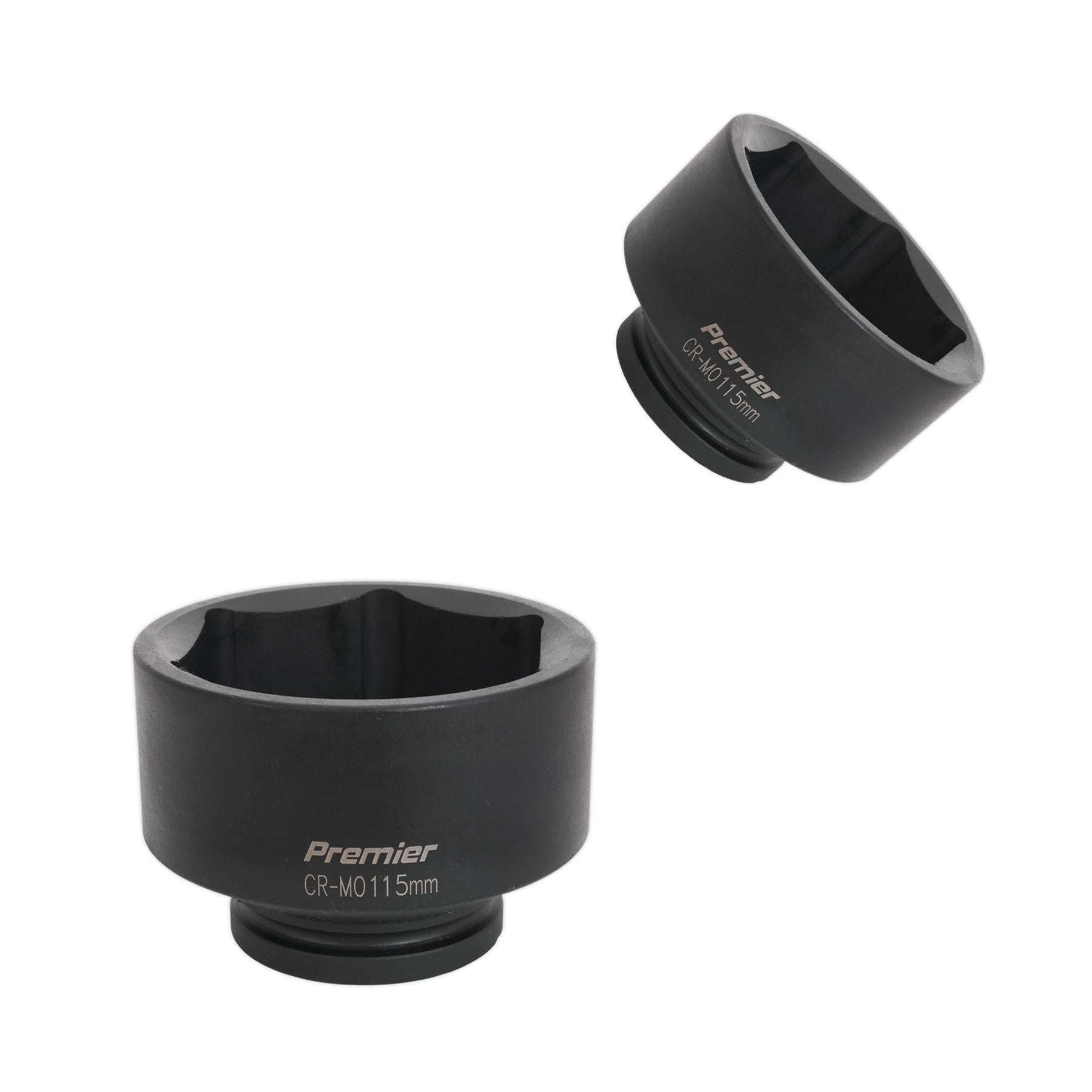 Sealey Impact Socket 115mm 1"Sq Drive Chrome Molybdenum Lifetime Guarantee