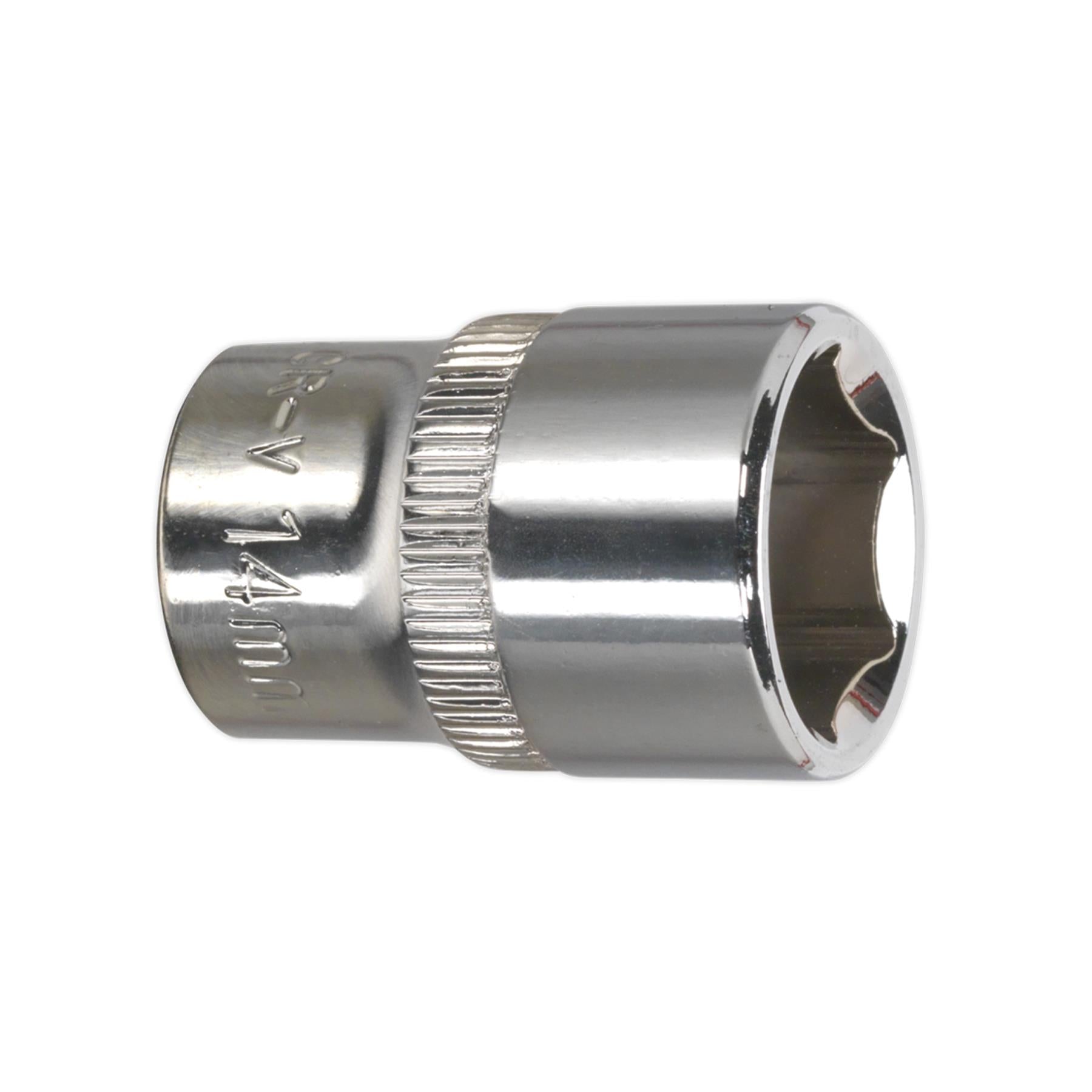 Sealey WallDrive Socket 14mm 3/8"Sq Drive Fully Polished