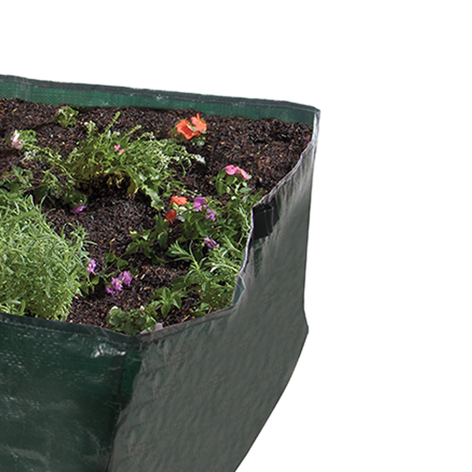 Deep Planting Bag 800 x 800 x 300mm With Reinforced Rust Resistant Drainage Hole