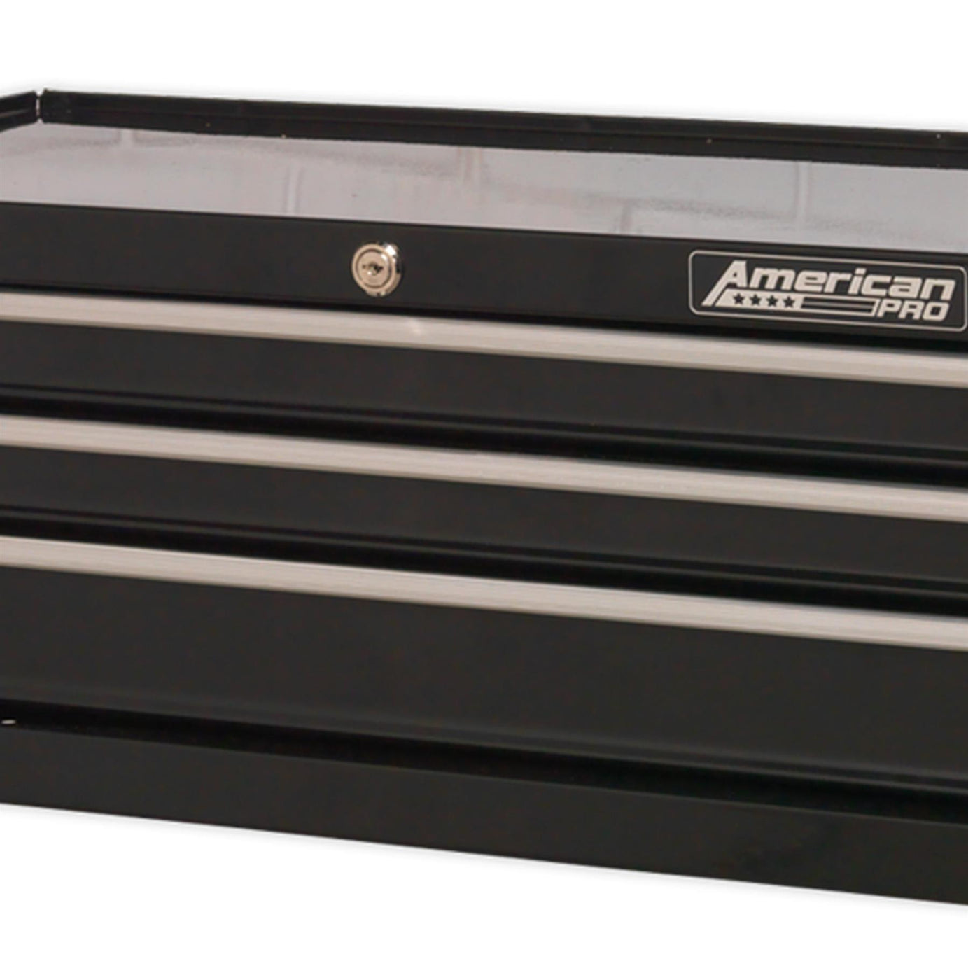 Sealey Mid-Box 3 Drawer with Ball-Bearing Slides - Black