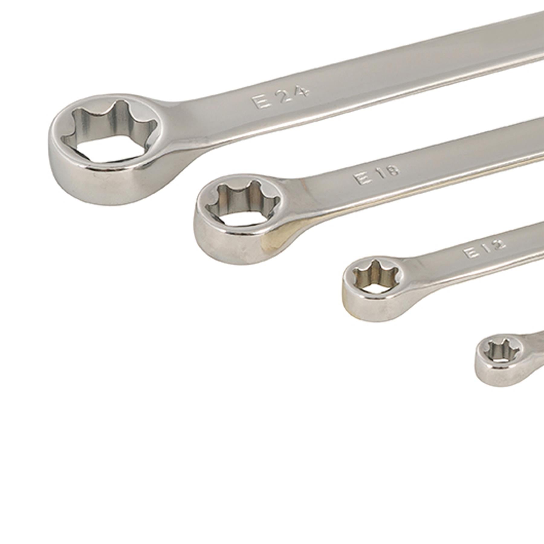 Torx Ring Spanner Set Trx Spanner Set 4Pc In A Nylon Tool Roll
