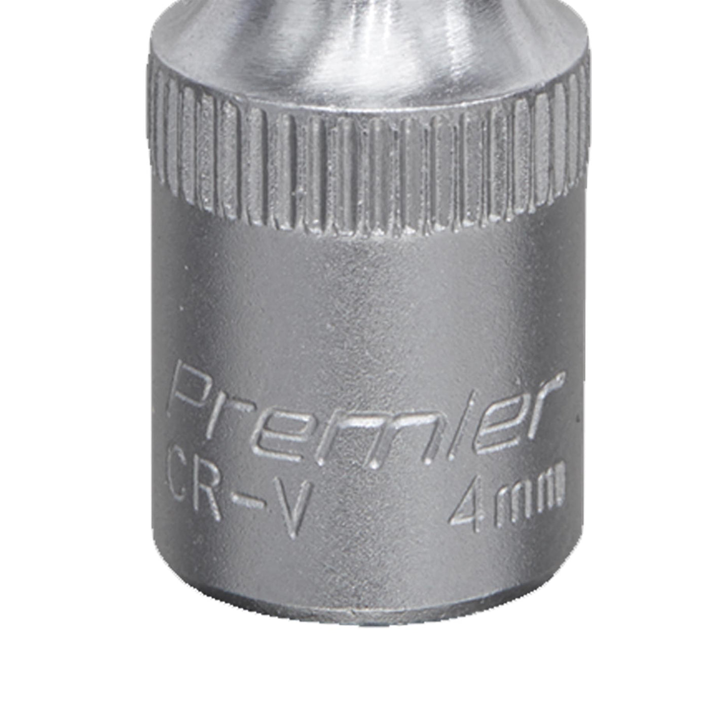 Sealey WallDrive Socket 4mm Deep 1/4"Sq Drive Chrome Vanadium