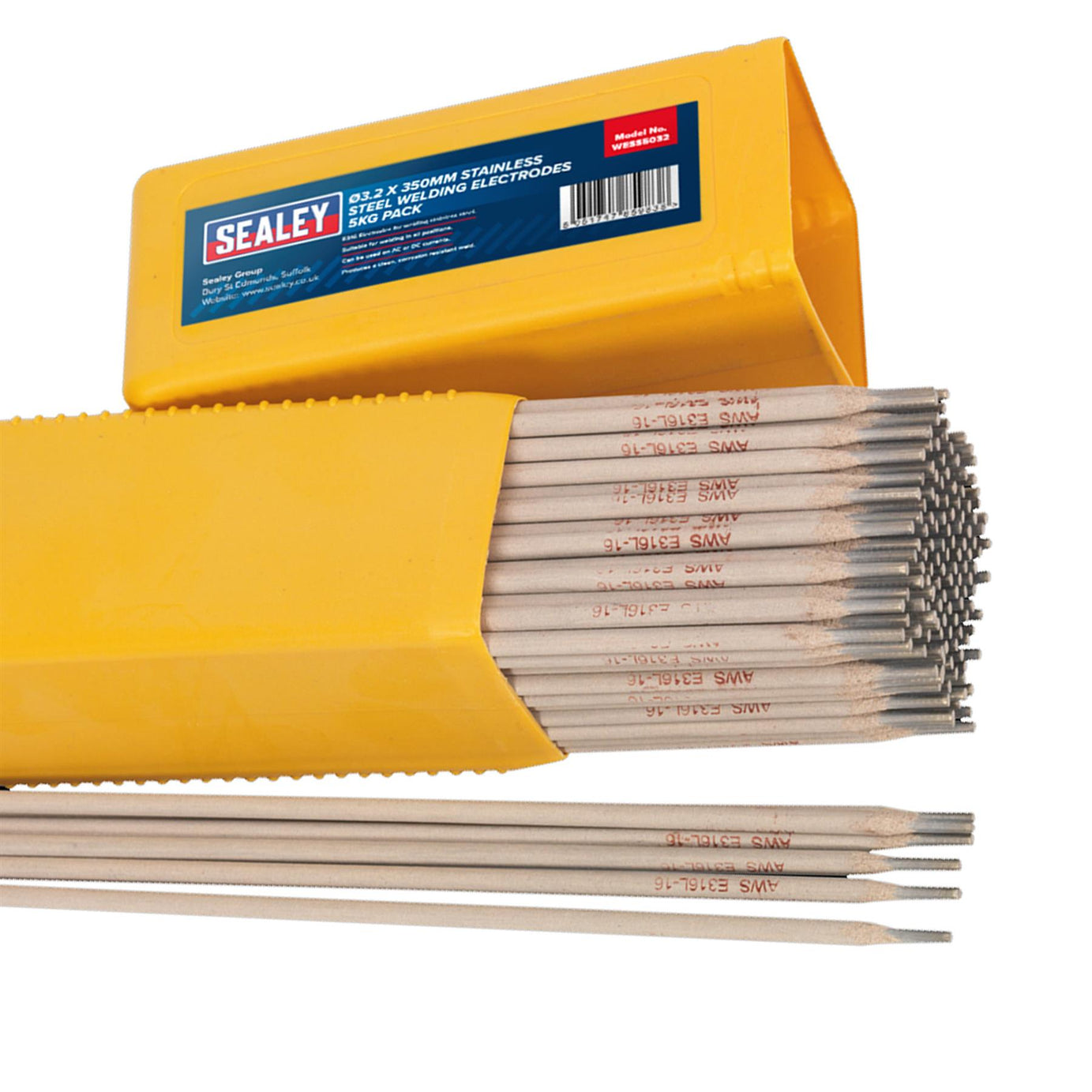 Sealey Welding Electrodes Stainless Steel 3.2 x 350mm 5kg Pack