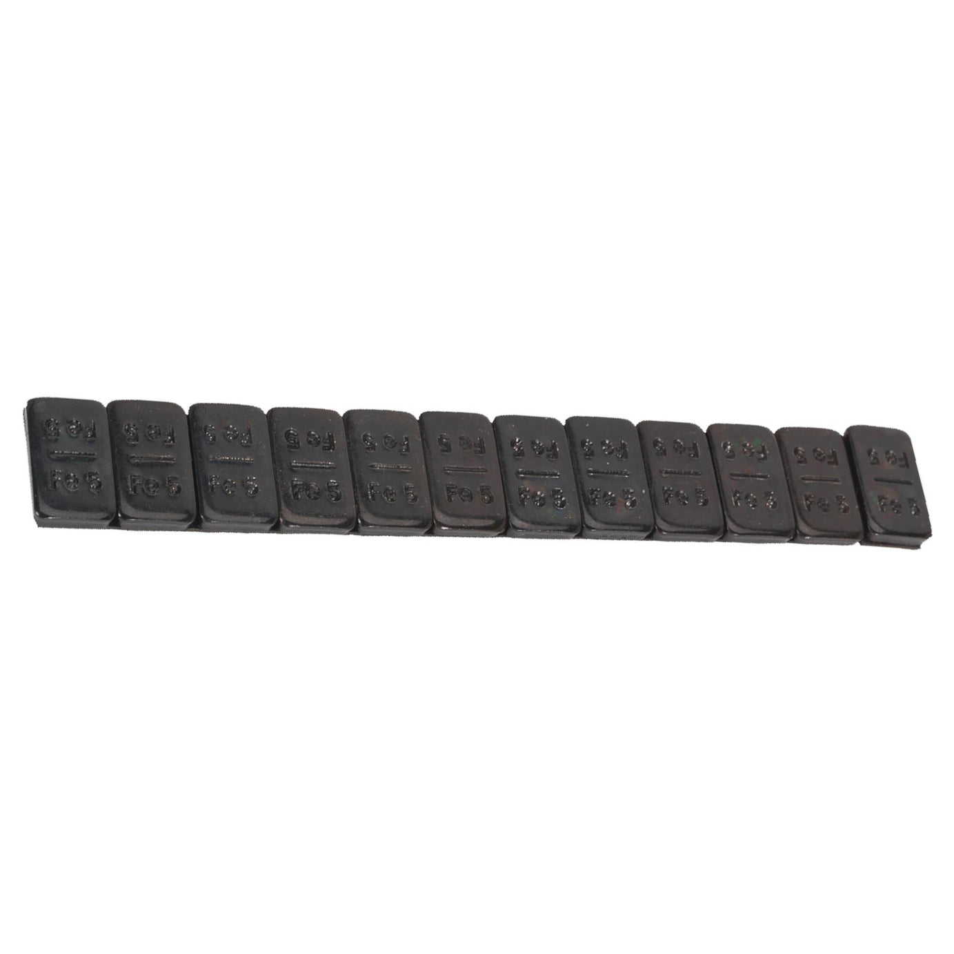 Wheel Weight 5g Adhesive Zinc Plated Steel Black Pk of 50x12 Sealey