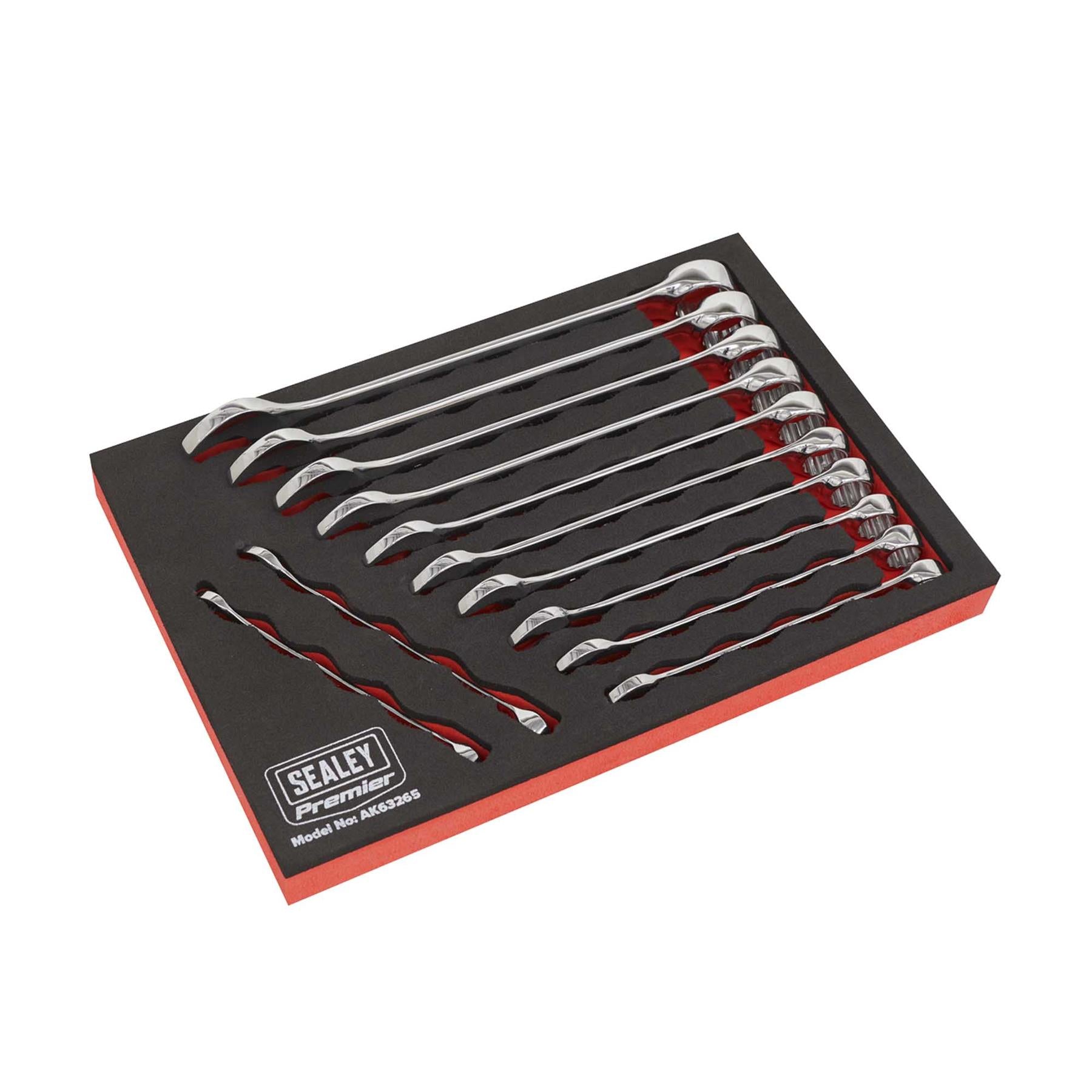Sealey Combination Spanner Set 12pc - Metric