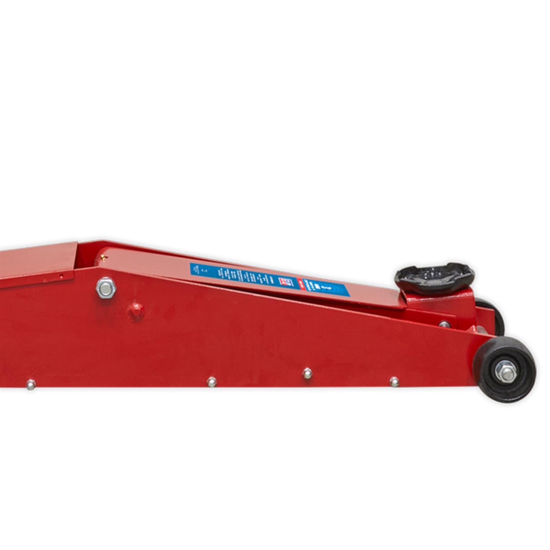Sealey Trolley Jack 3tonne Long Reach High Lift Commercial