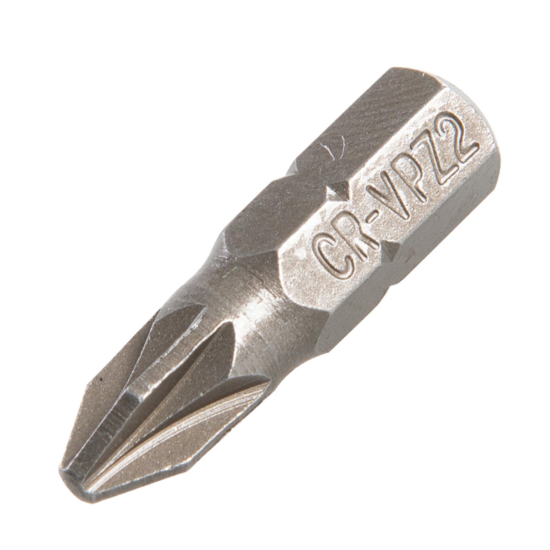 30 Pack Cr-V 6150 Steel Screwdriver Bits 25mm PZ2