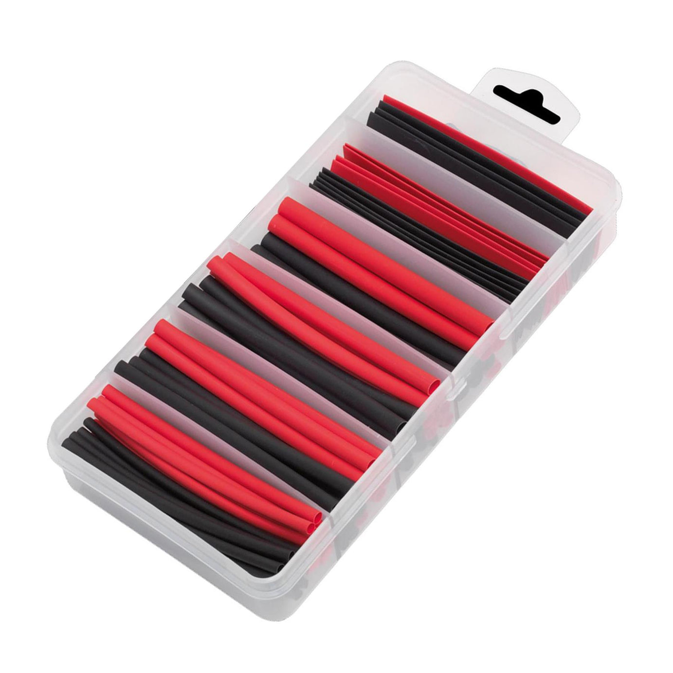 Sealey Heat Shrink Tubing Assortment 95pc 100mm Black & Red