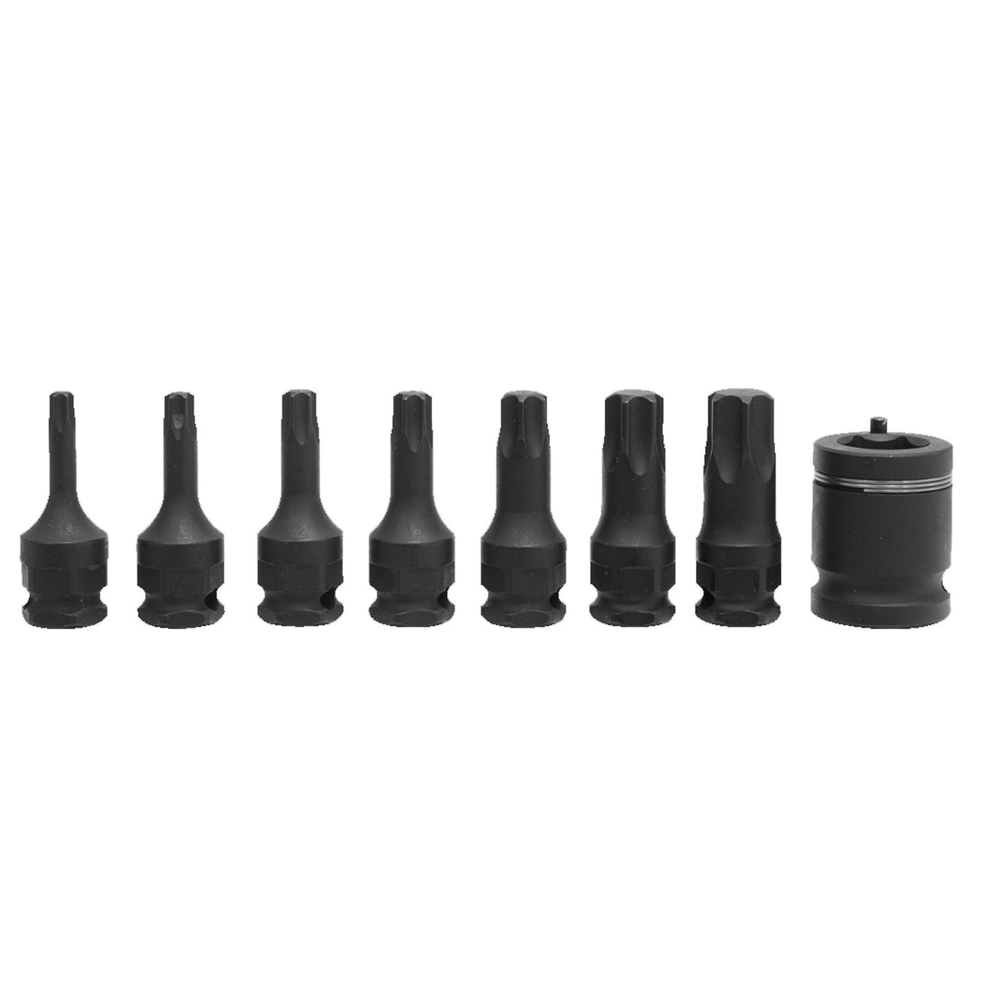 Sealey Impact TRX-Star* Socket Bit Set 8pc 3/8"Sq Drive