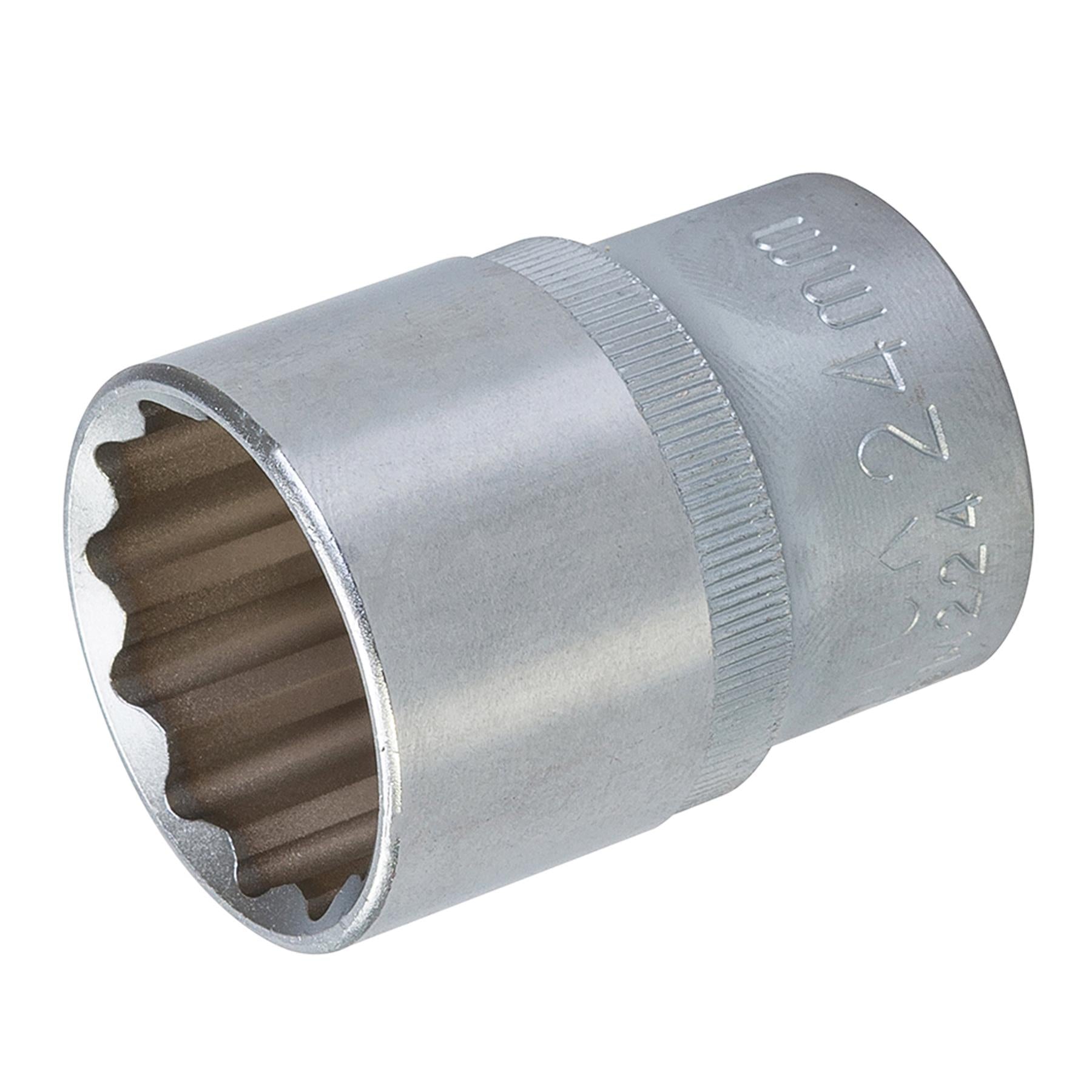 King Dick Socket 1/2" Sd 12pt Metric 24mm