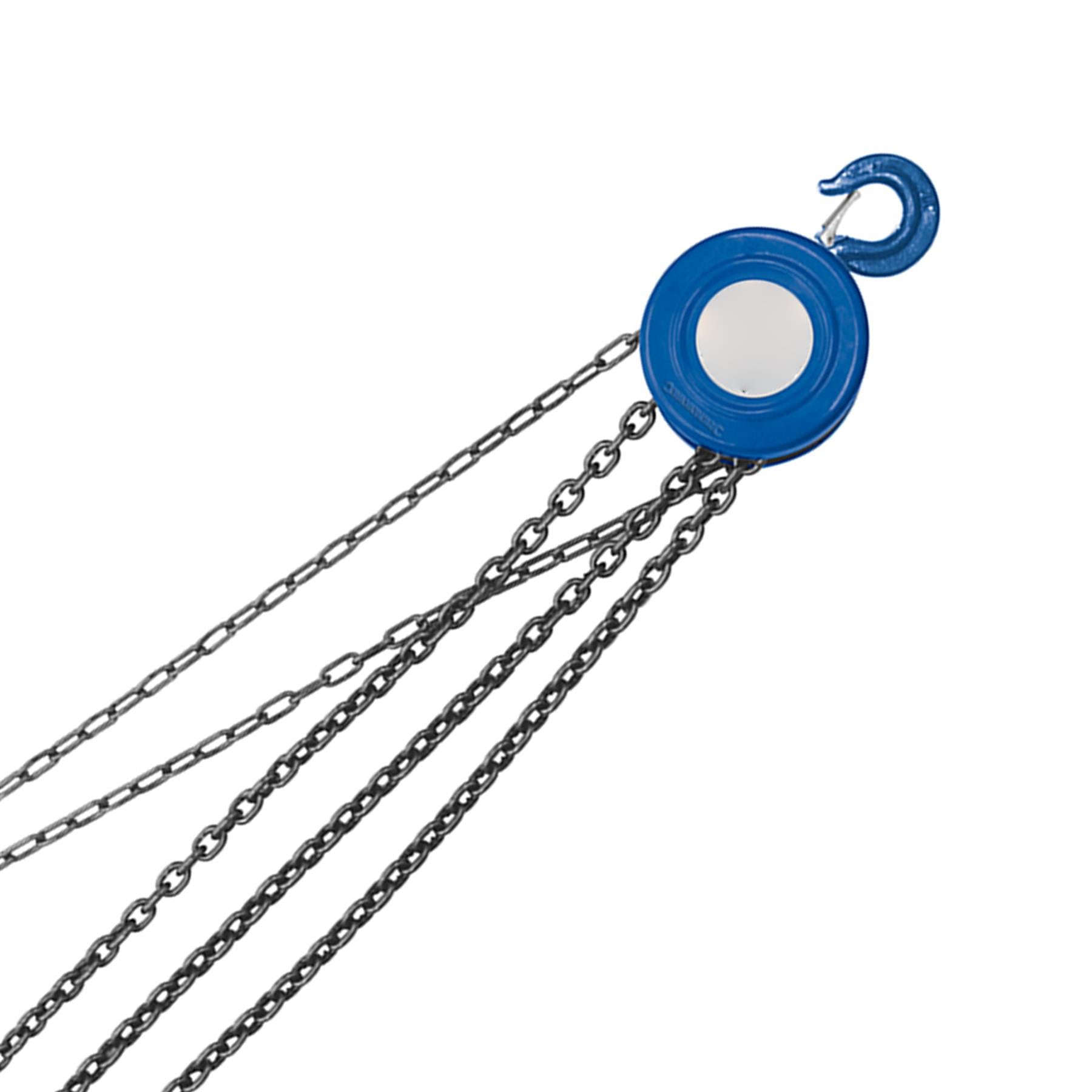 Chain Block Hoist 3000Kg / 3M Lift Height Durable Galvanised And Hardened Alloy