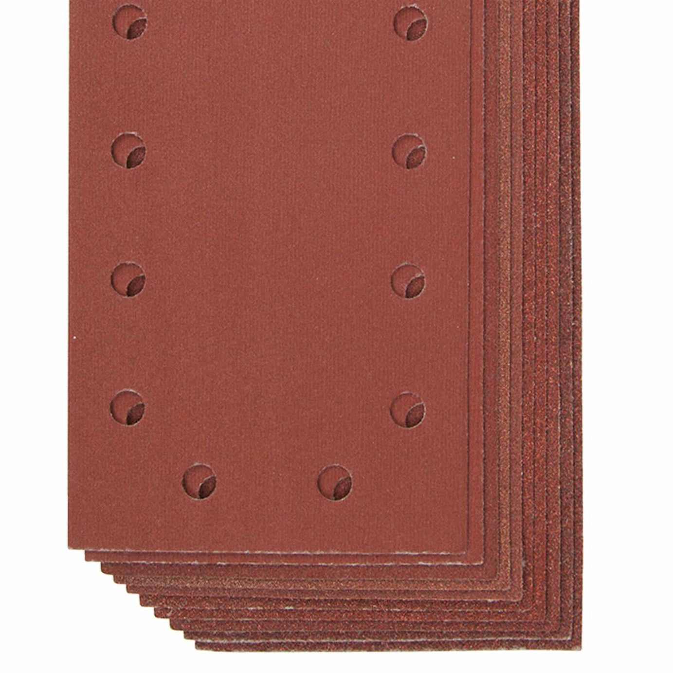 Hook & Loop 1/2 Punched Sanding Sheets 10Pk 60 80 120 240 Grit Brand New