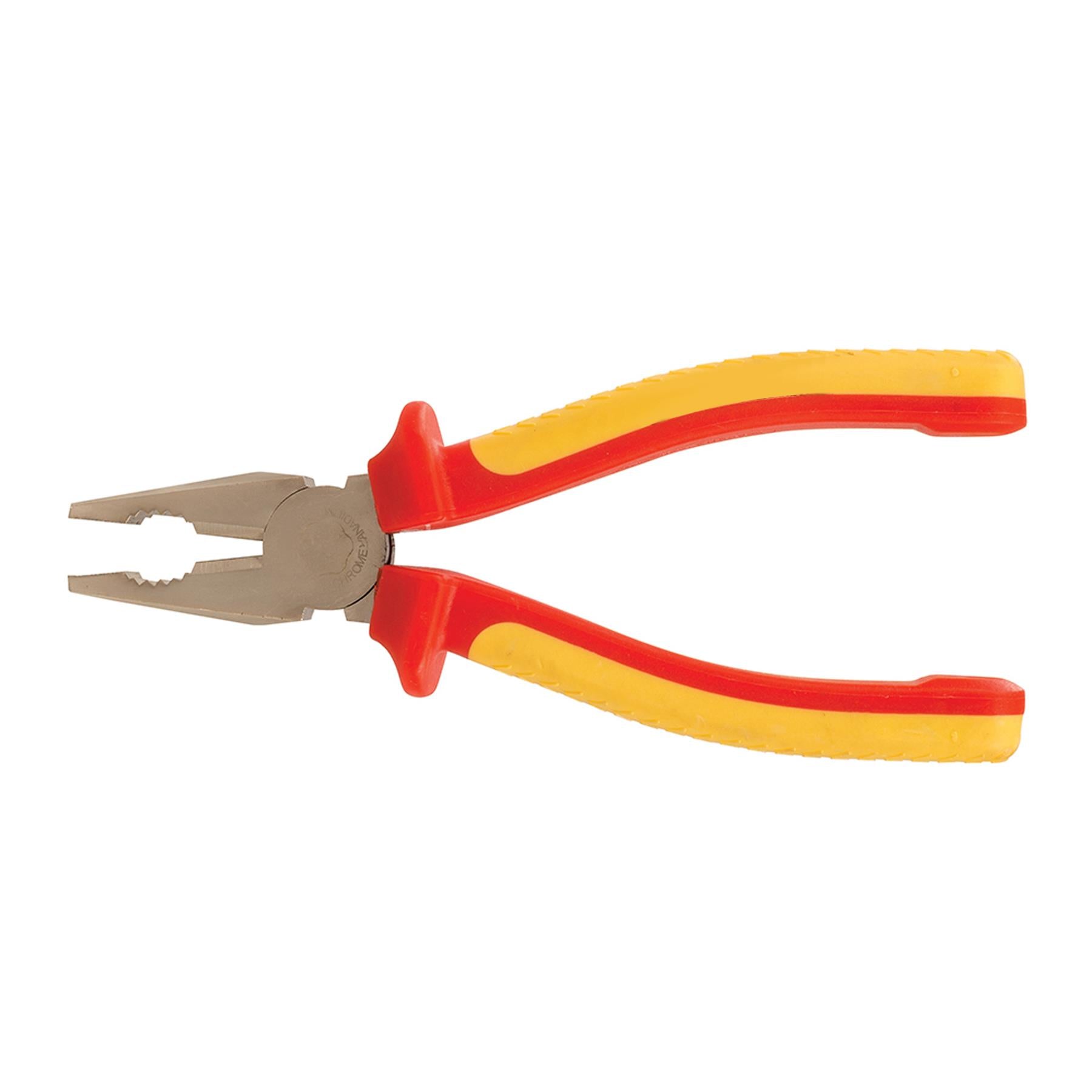 VDE Expert Combination Pliers - 180mm Chrome Vanadium Soft-Grip Handle