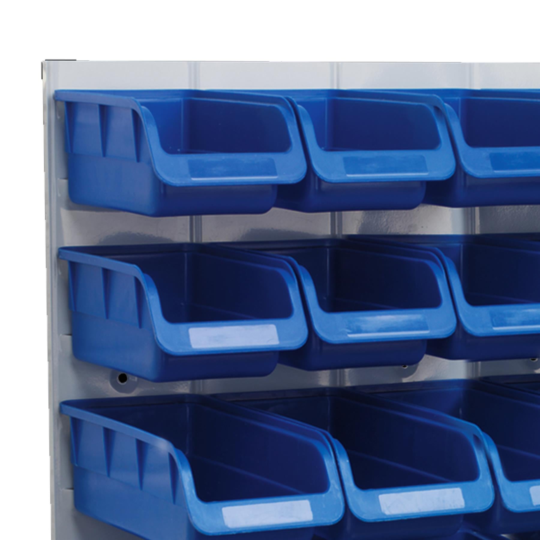 Sealey Bin & Panel Combination 24 Bins - Blue