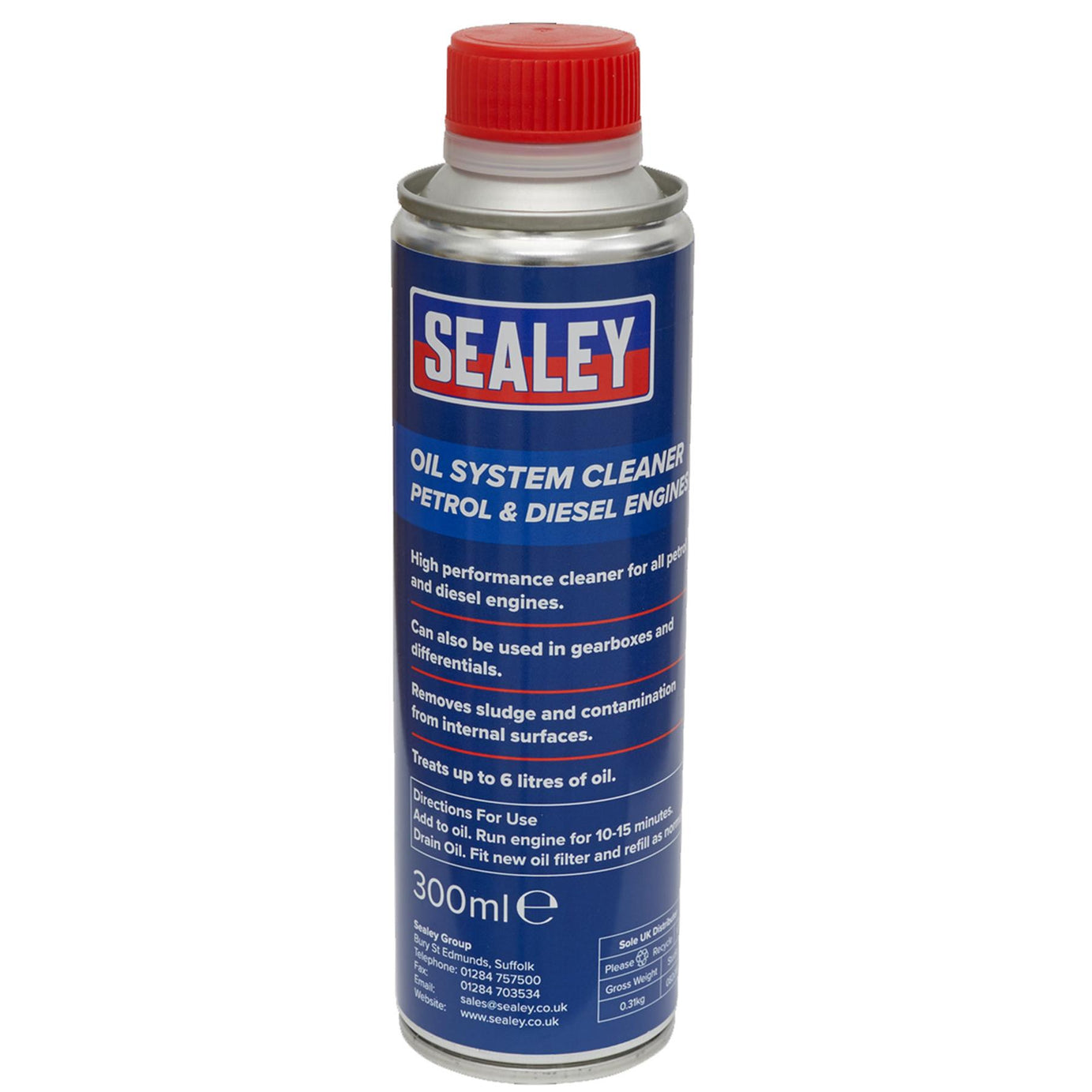Sealey Oil System Cleaner 300ml - Petrol & Diesel Engines