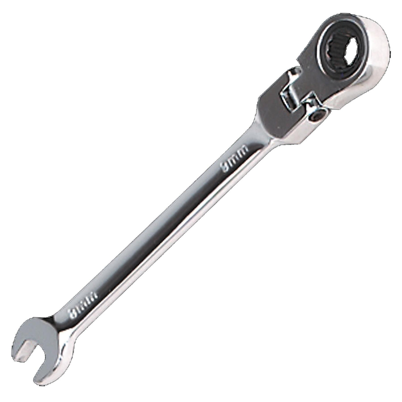 Sealey Flexi-Head Ratchet Combination Spanner 8mm