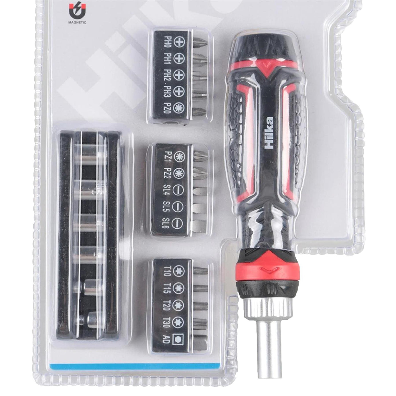 Hilka 22 Pcs Ratchet Screwdriver Set DIY Tool Kit Repair Precision Hand Tools