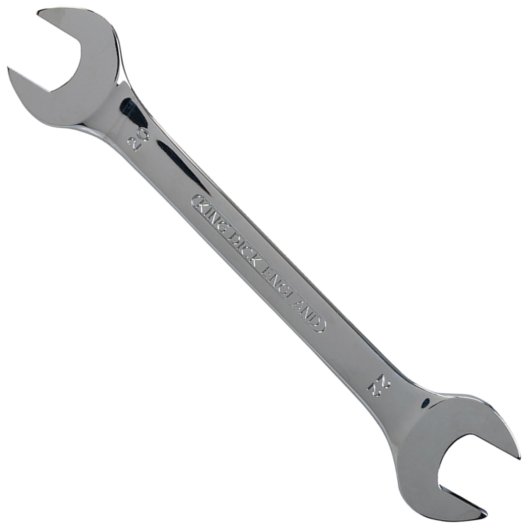 King Dick Open Ended Spanner Metric 20mm x 22mm Double End Chromed Vanadium Steel