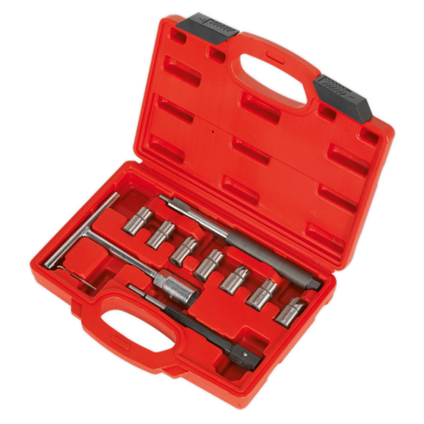 Sealey Diesel Injector Seat Cleaner Set 10pc