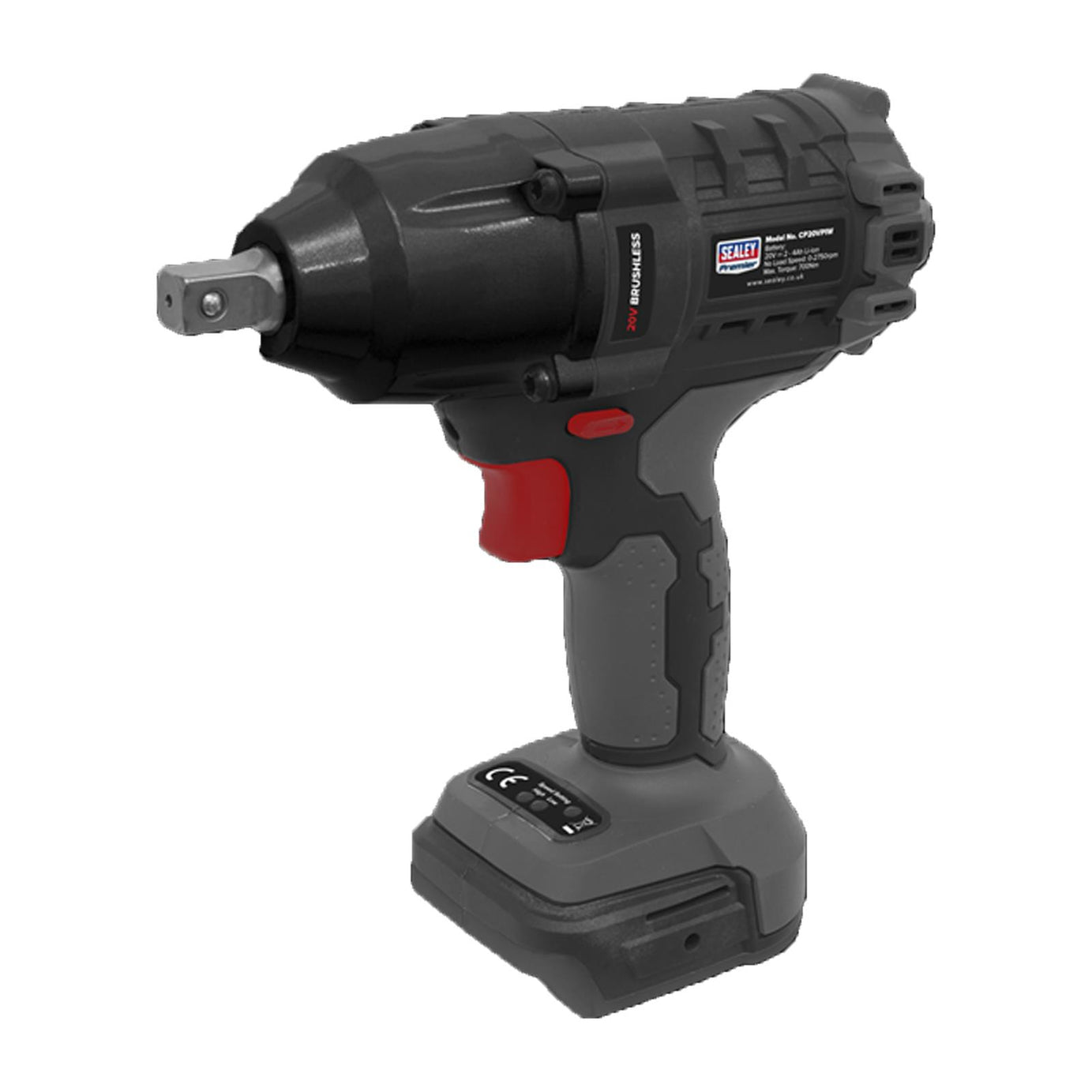 Impact Wrench 20V 1/2"Sq Drive 700Nm - Body Only - Sealey - CP20VPIW