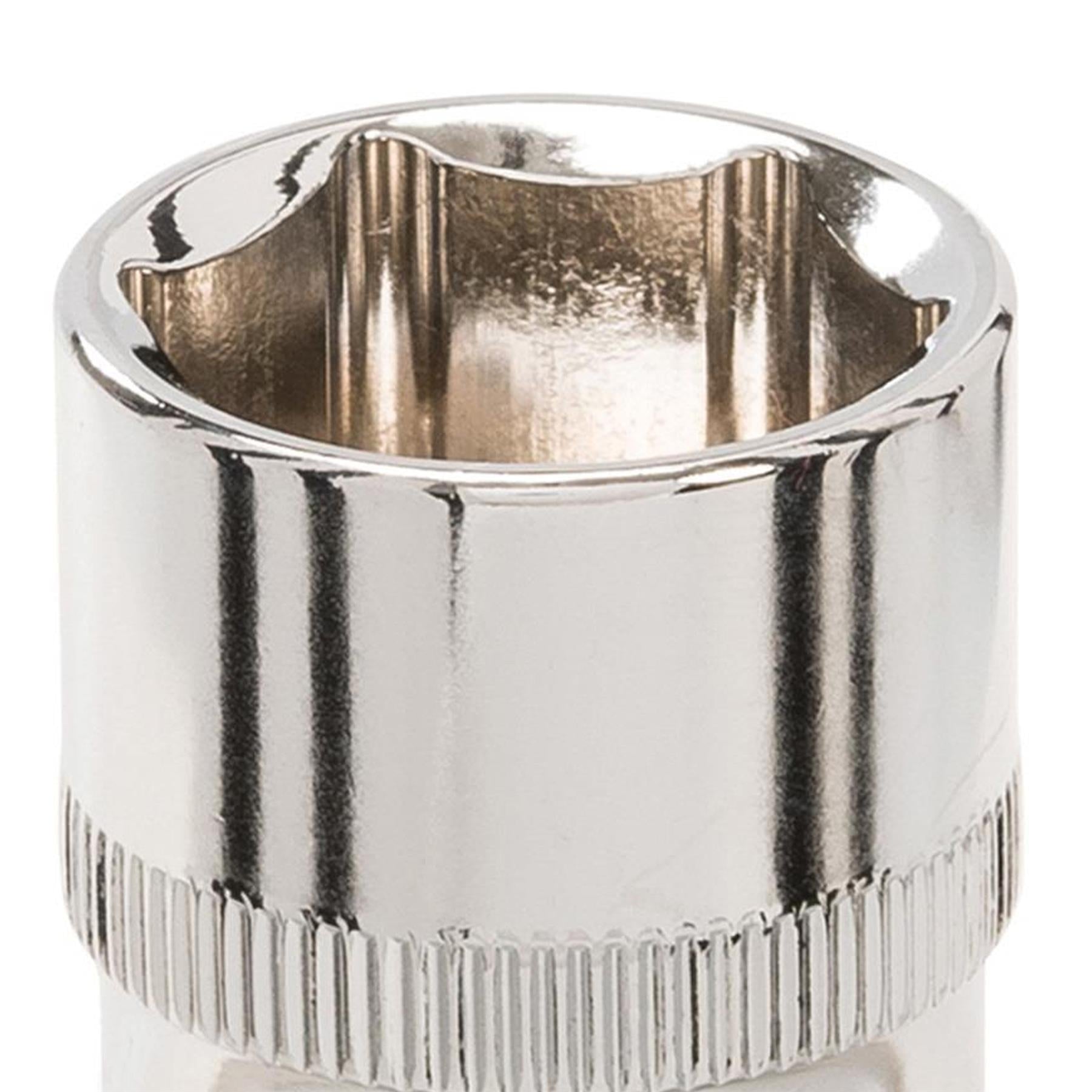 Socket 3/8" Drive Metric Hex Square 19mm Individual Hex Polished Crv Tool