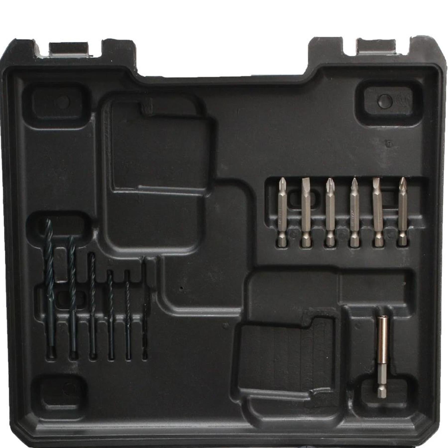 Hilka 18V Li-ion Cordless Drill Driver Electric Impact Driver Drills With 2 Batteries