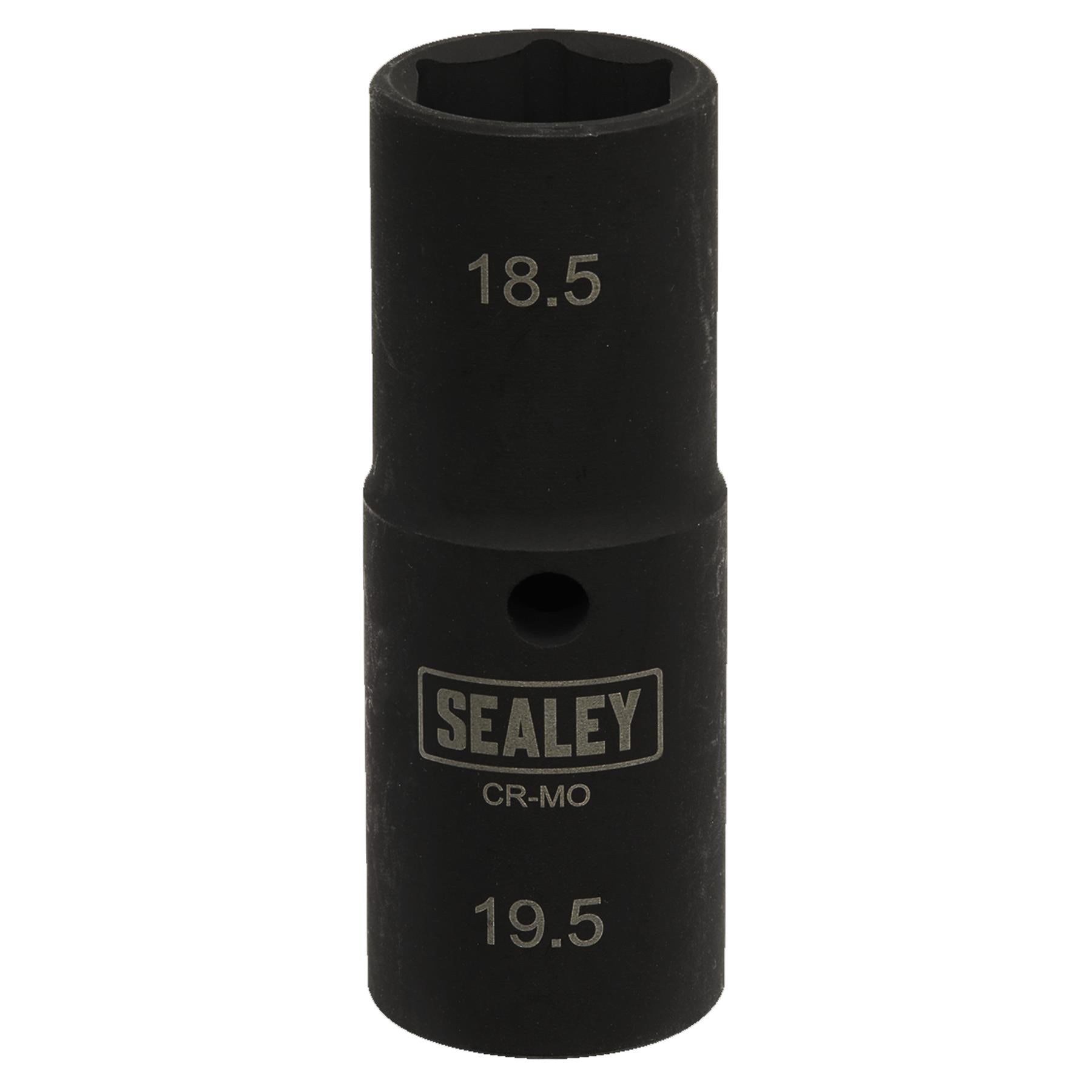 Sealey Deep Impact Socket 1/2"Sq Drive Double Ended 18.5/19.5mm