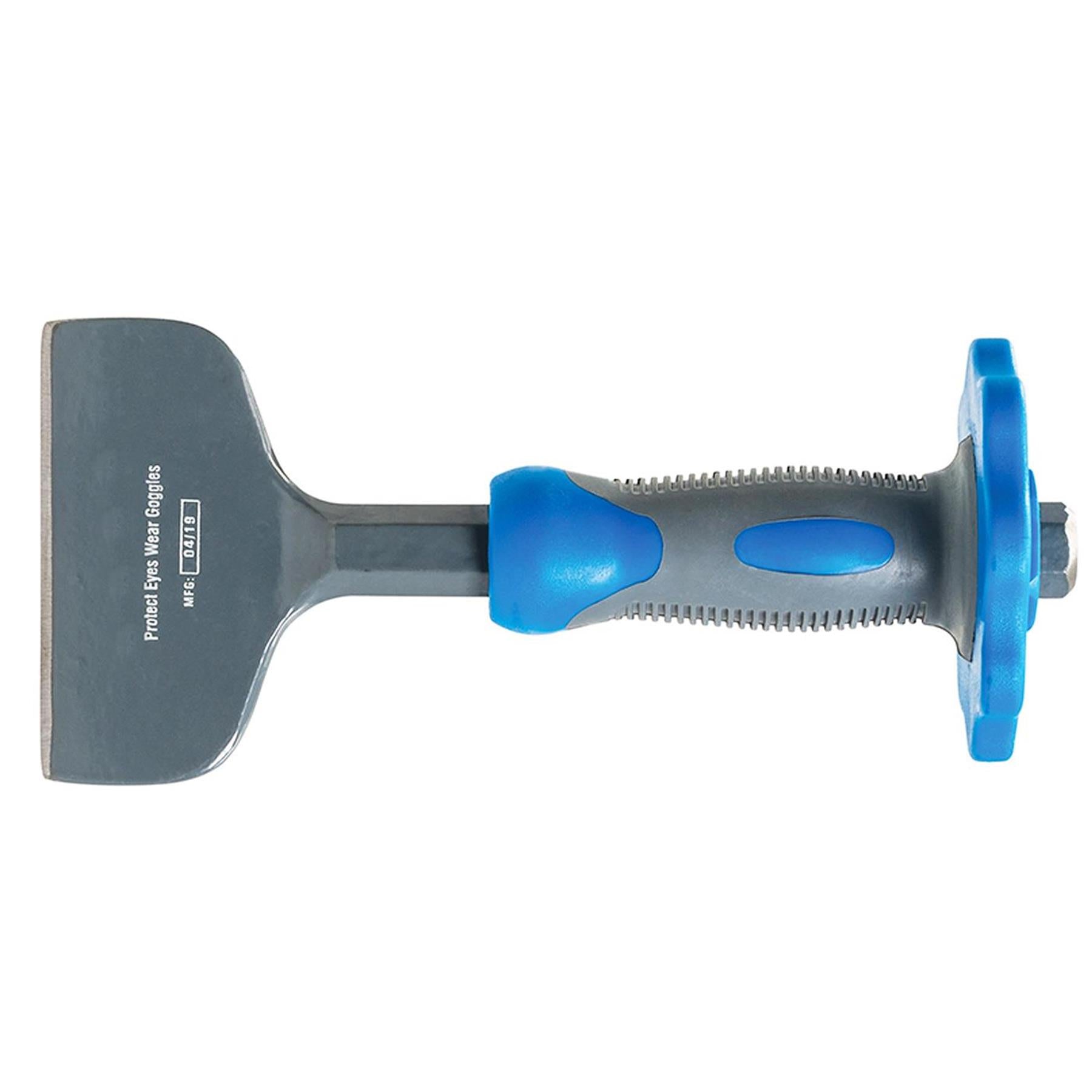 Bolster Chisel With Guard Powder Coated & Tempered Cutting Edge 100 X 216mm