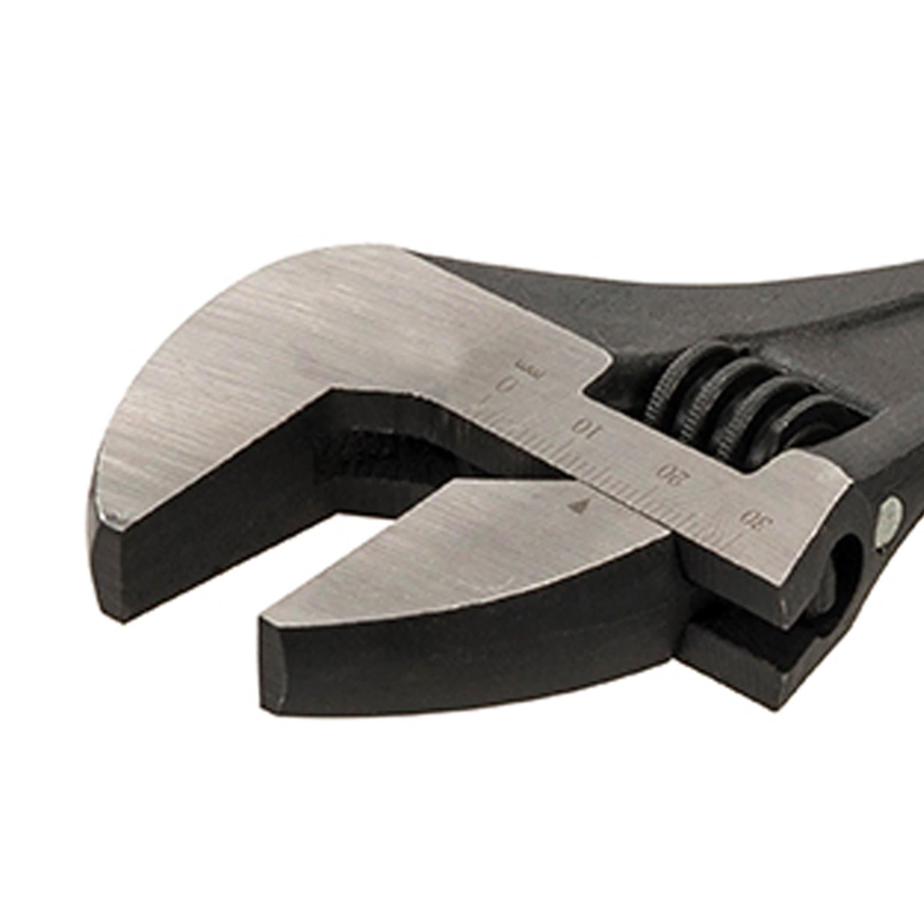 Expert Adjustable Wrench 200mm Length - Jaw 22mm Precision-Ground Slides