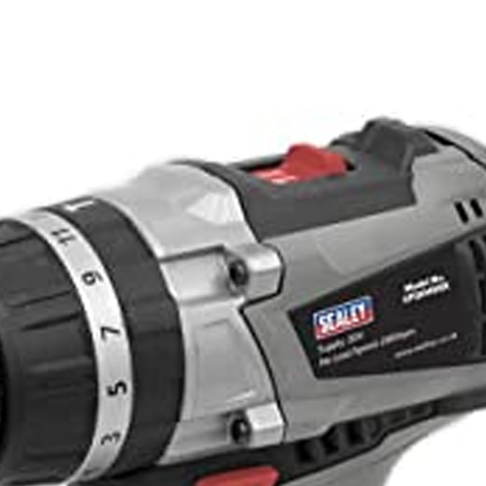 Brushless Hammer Drill/Driver Kit Sealey D13MM 20V - 2 Batteries