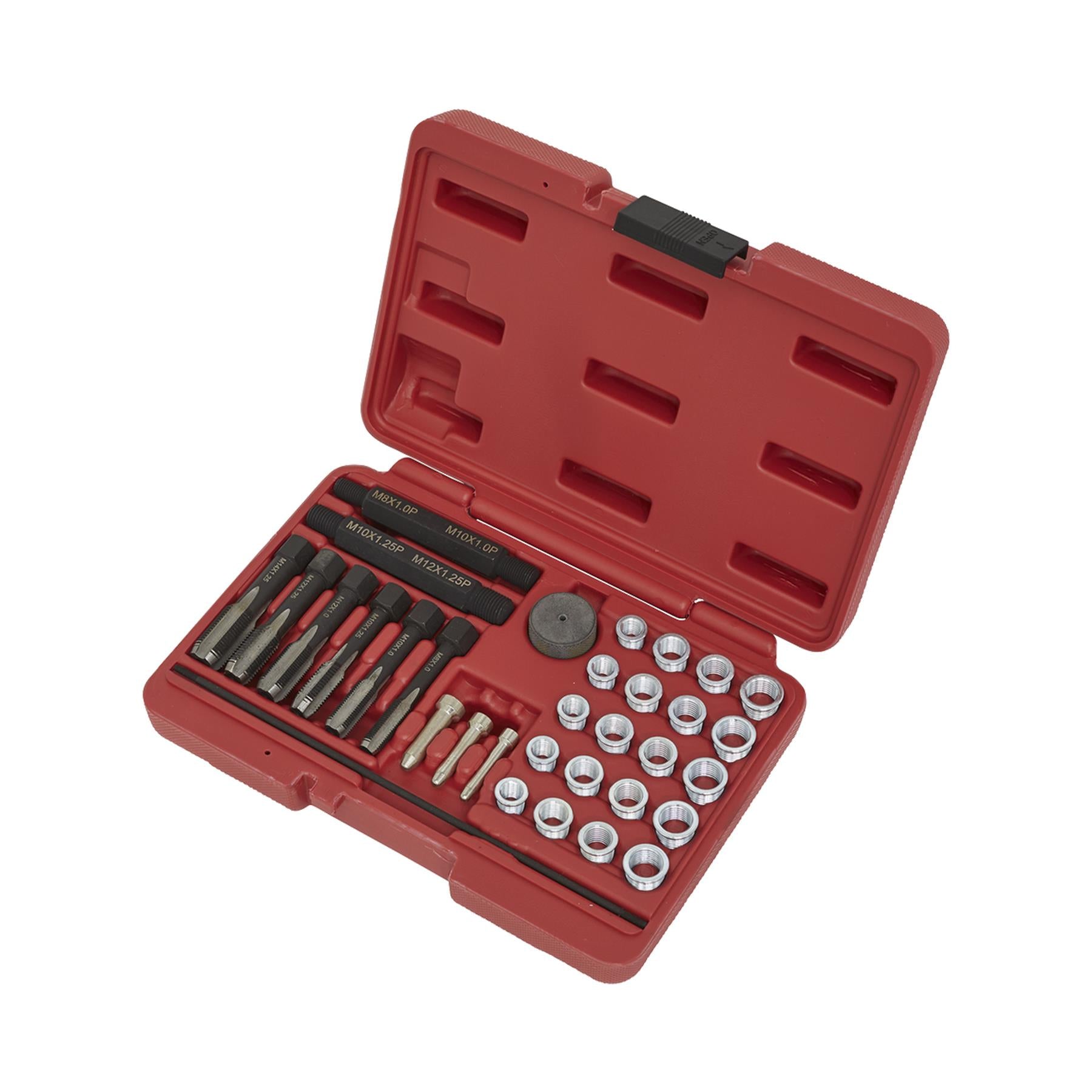 Sealey Glow Plug Thread Repair Set 33pc Fast & Effective Remedy