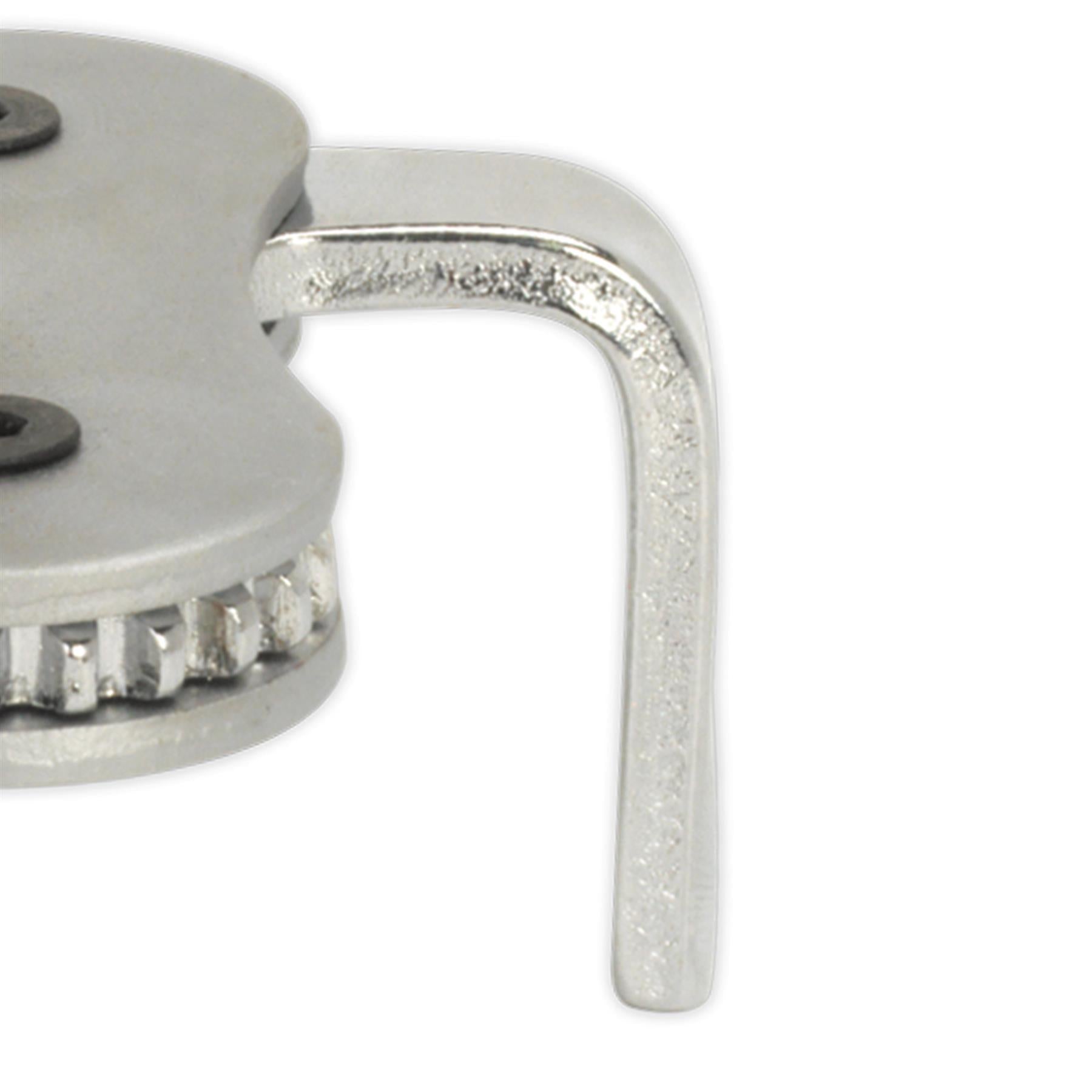Sealey Oil Filter Claw Wrench 63-103mm Capacity 3/8" & 1/2"Sq Driv