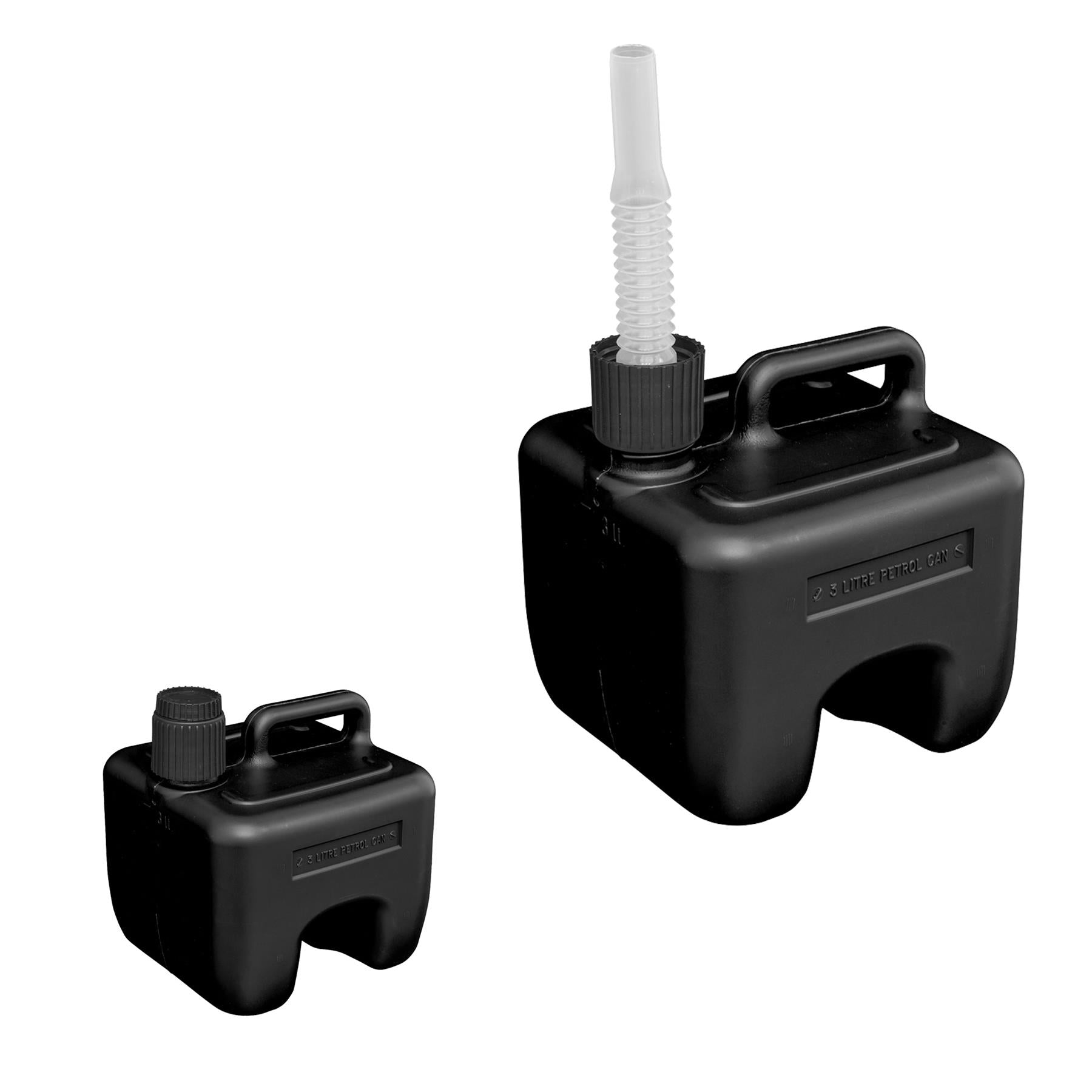 Sealey Stackable Fuel Can 3L - Black