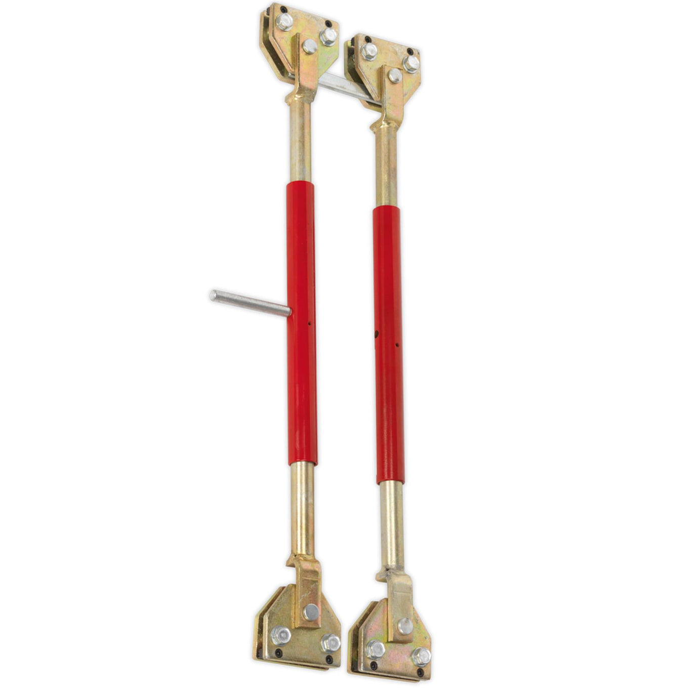 Sealey Door Restraining Bars Pack of 2  Steel Tube and heavy jaw assemblies