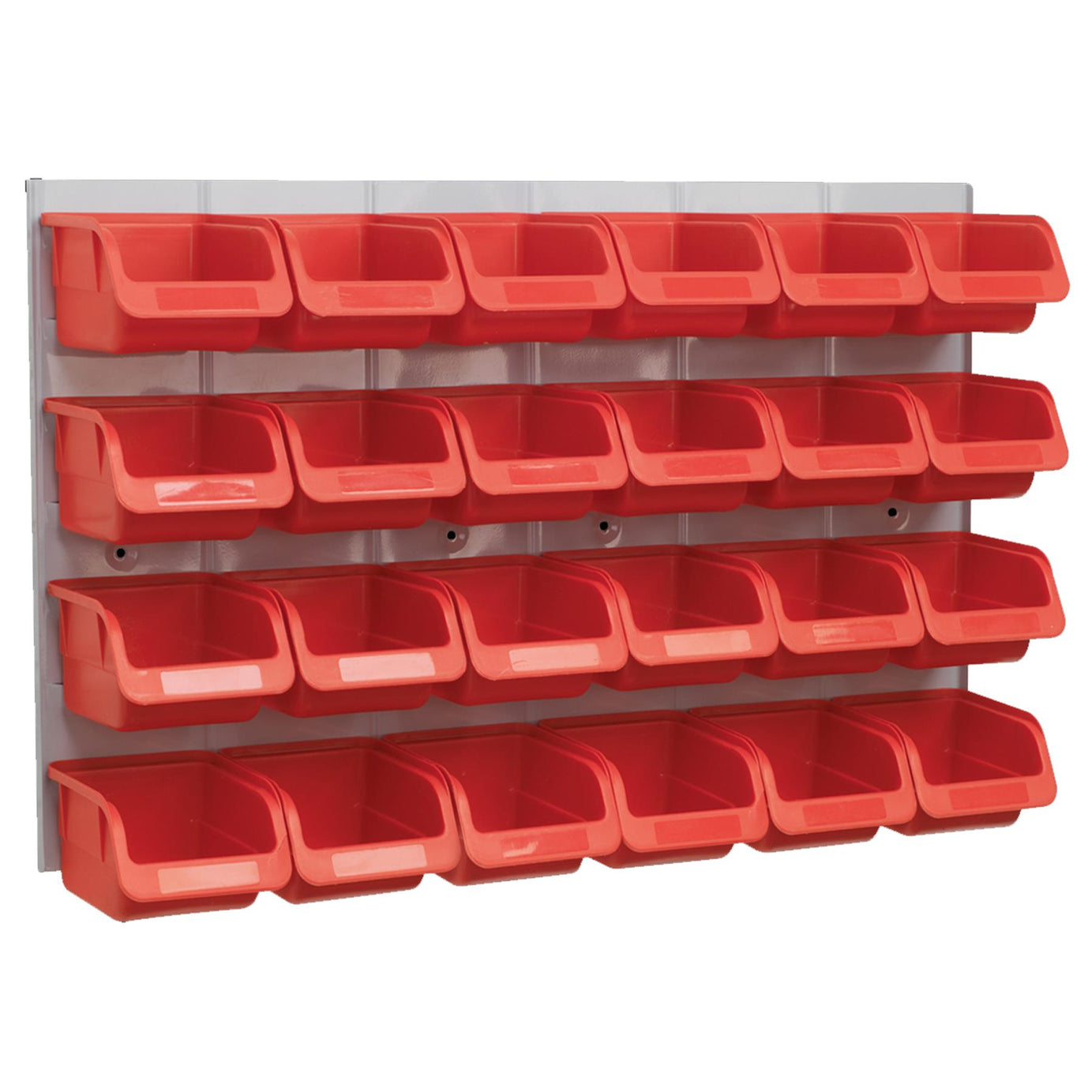 Sealey Bin & Panel Combination 24 Bins - Red